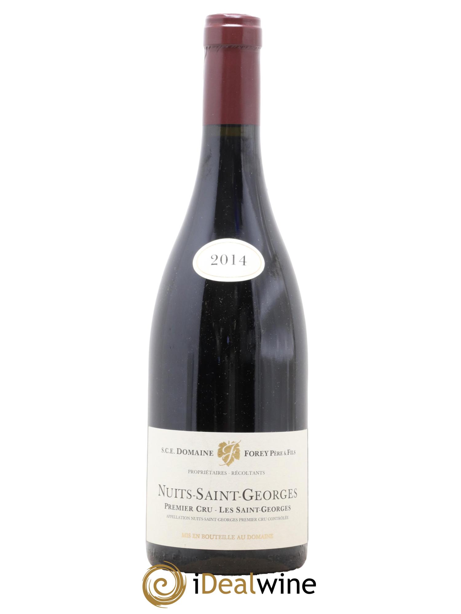 Nuits Saint-Georges 1er Cru Les Saint-Georges Forey Père et Fils (Domaine) 2014 - Lotto di 1 bottiglia - 0