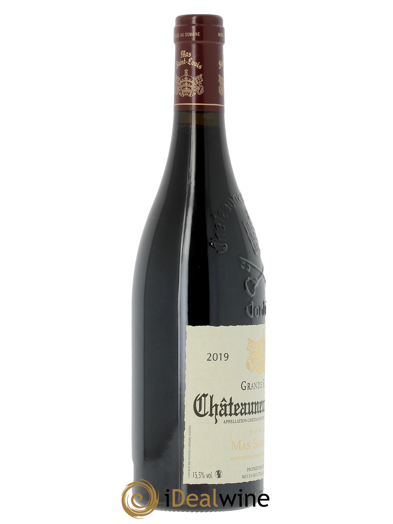 Châteauneuf-du-Pape Grande Réserve Mas Saint-Louis  2019 - Posten von 1 Flasche - 2