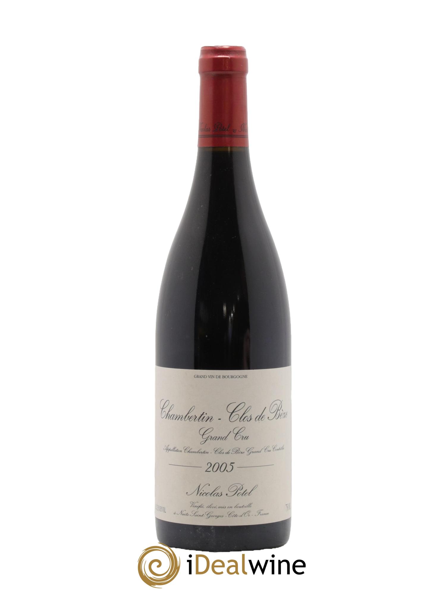 Chambertin Clos de Bèze Grand Cru Nicolas Potel 2005 - Lot de 1 bouteille - 0