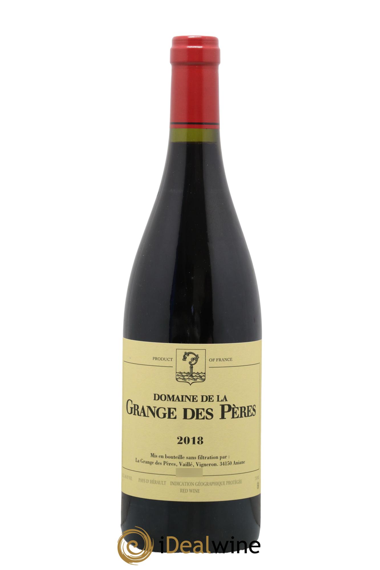 IGP Pays d'Hérault Grange des Pères Laurent Vaillé 2018 - Lot de 1 bouteille - 0