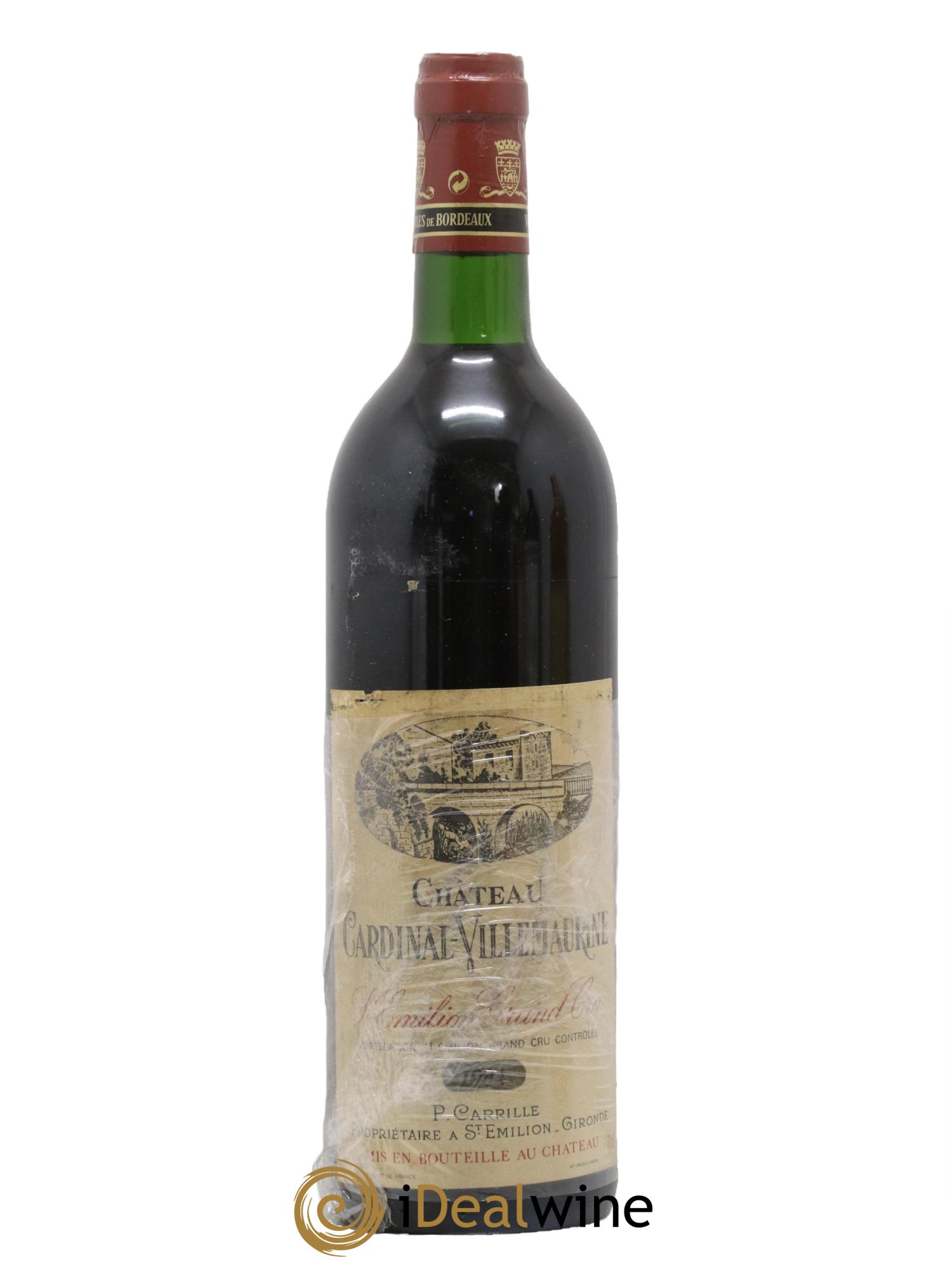 Saint-Émilion Grand Cru Château Cardinal Villemaurine 1994 - Lot of 1 bottle - 0