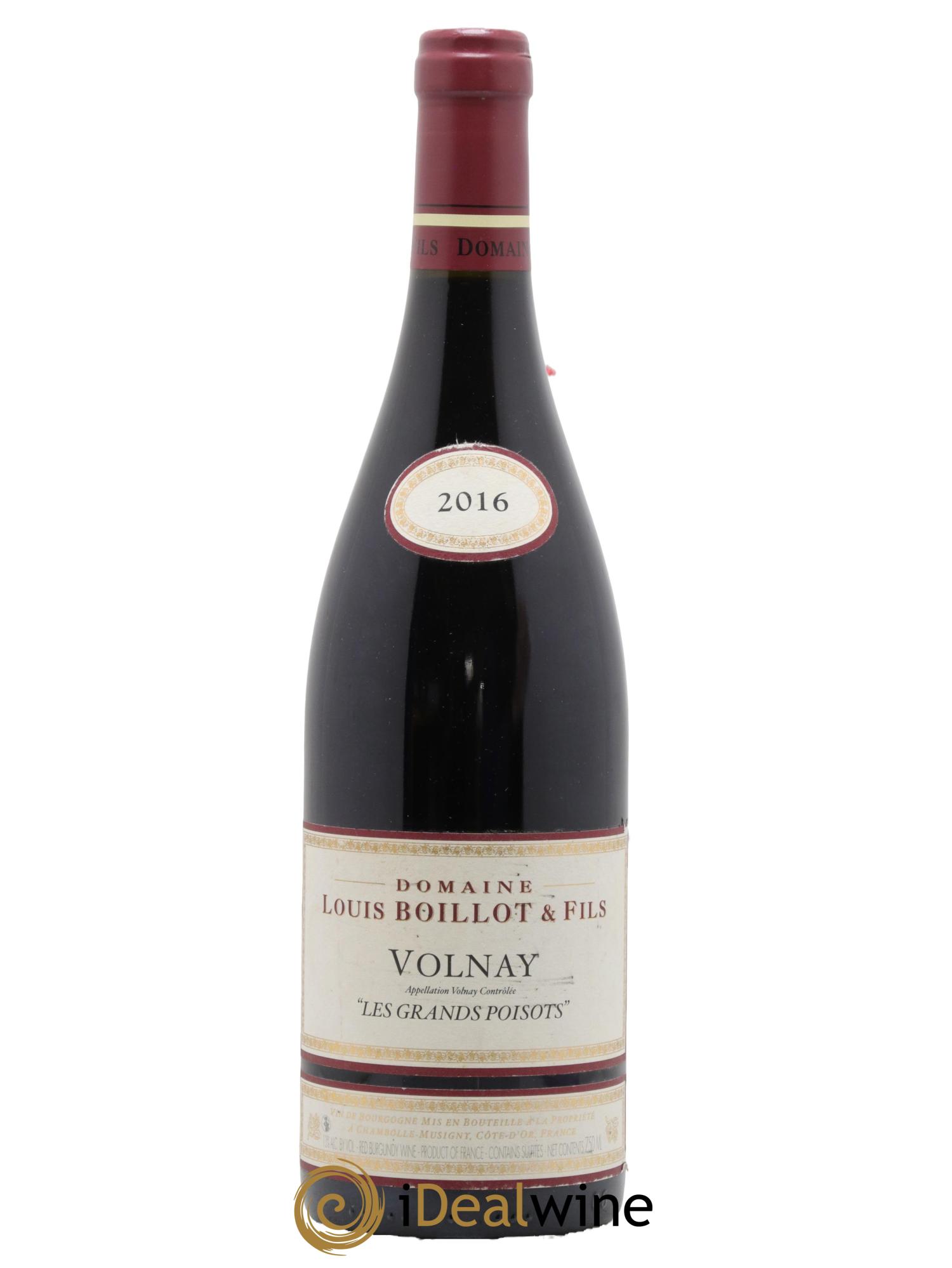 Volnay Les Grands Poisots Lucien Boillot et Fils 2016 - Lotto di 1 bottiglia - 0