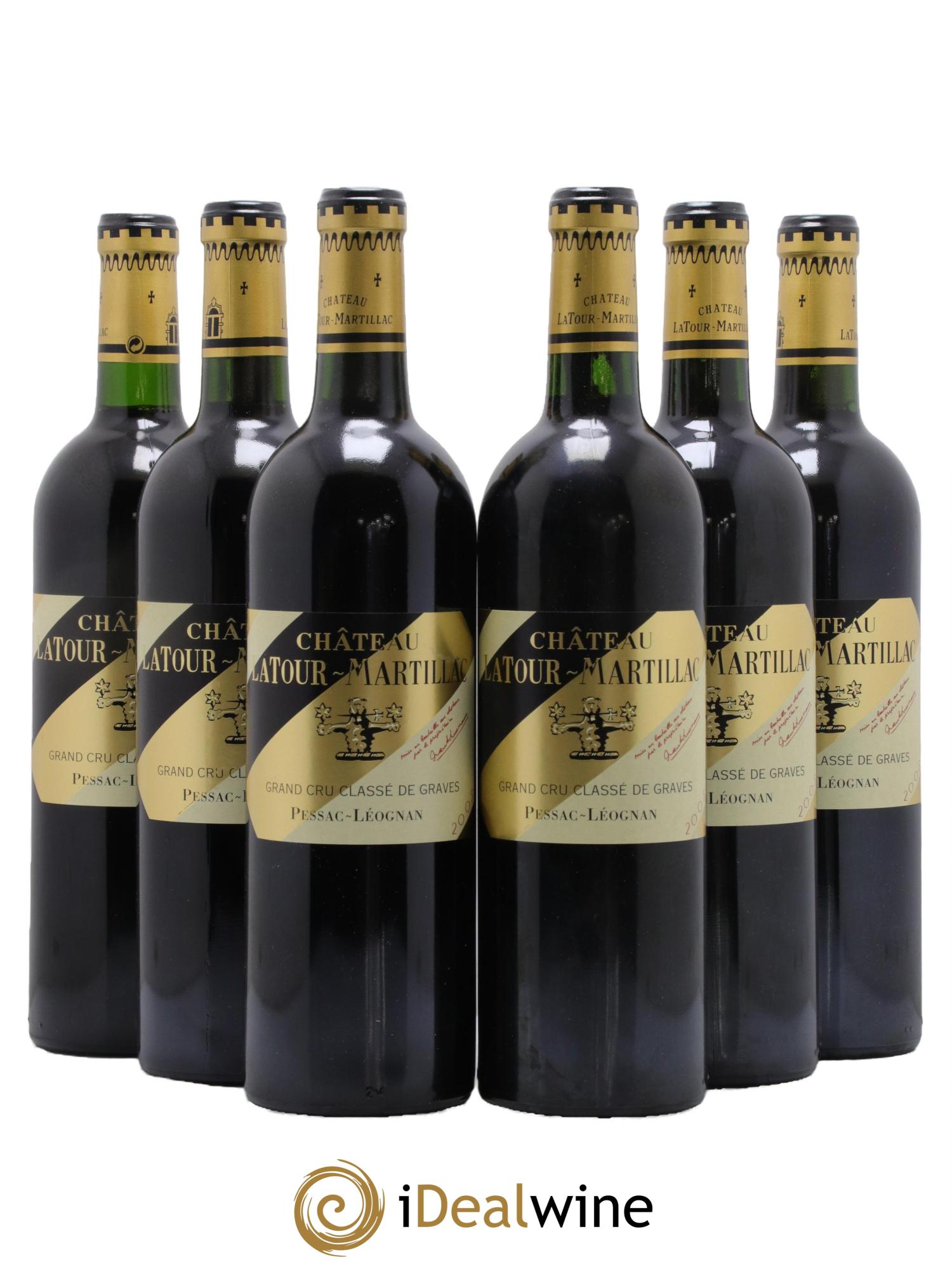 Château Latour-Martillac Cru Classé de Graves 2005 - Lot of 6 bottles - 0