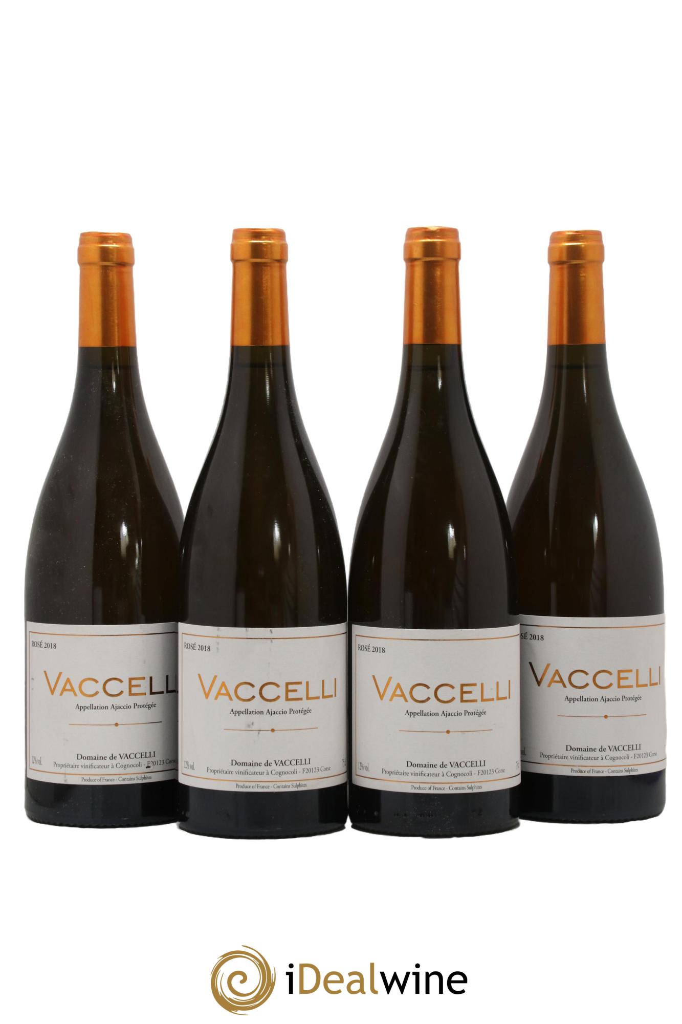 Ajaccio Tradition Vaccelli  2018 - Lot of 4 bottles - 0