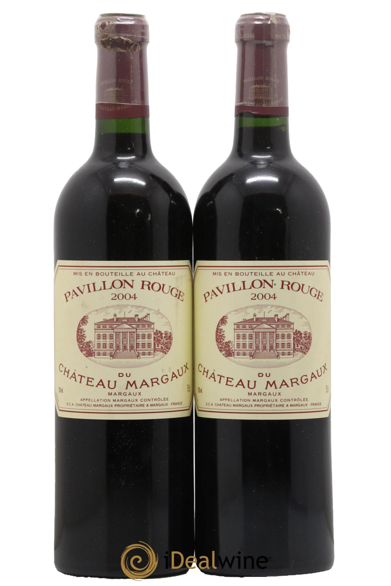 Pavillon Rouge du Château Margaux Second Vin 2004 - Lot of 2 bottles - 0