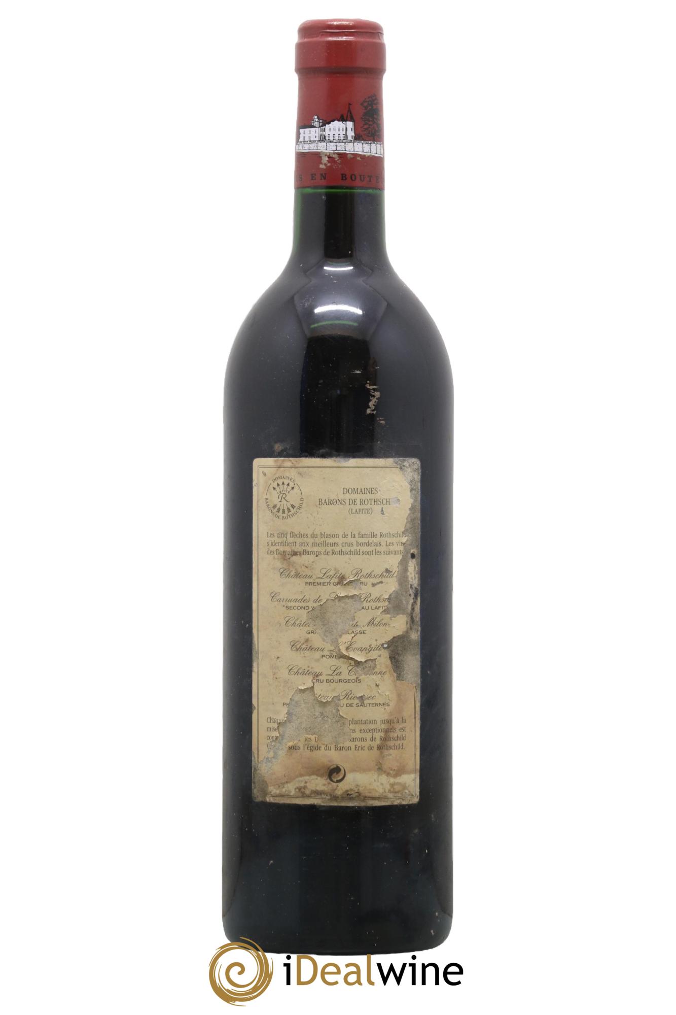 Château Lafite Rothschild 1er Grand Cru Classé 1991 - Posten von 1 Flasche - 1