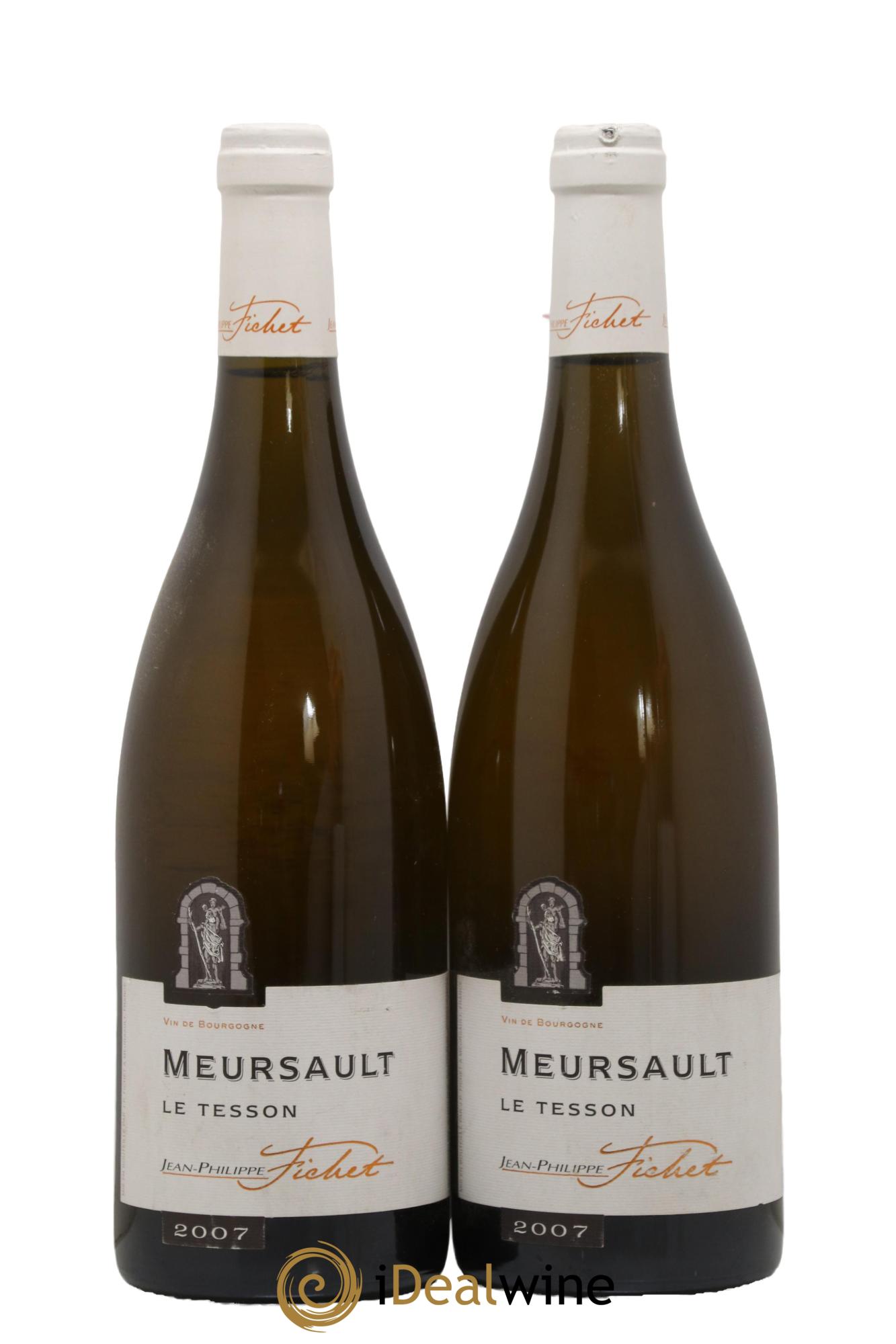 Meursault Les Tessons Jean-Philippe Fichet  2007 - Lotto di 2 bottiglie - 0