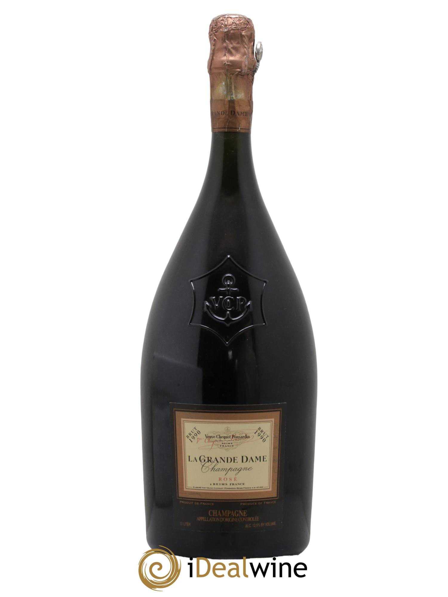 La Grande Dame Veuve Clicquot Ponsardin  1990 - Lotto di 1 magnum - 0