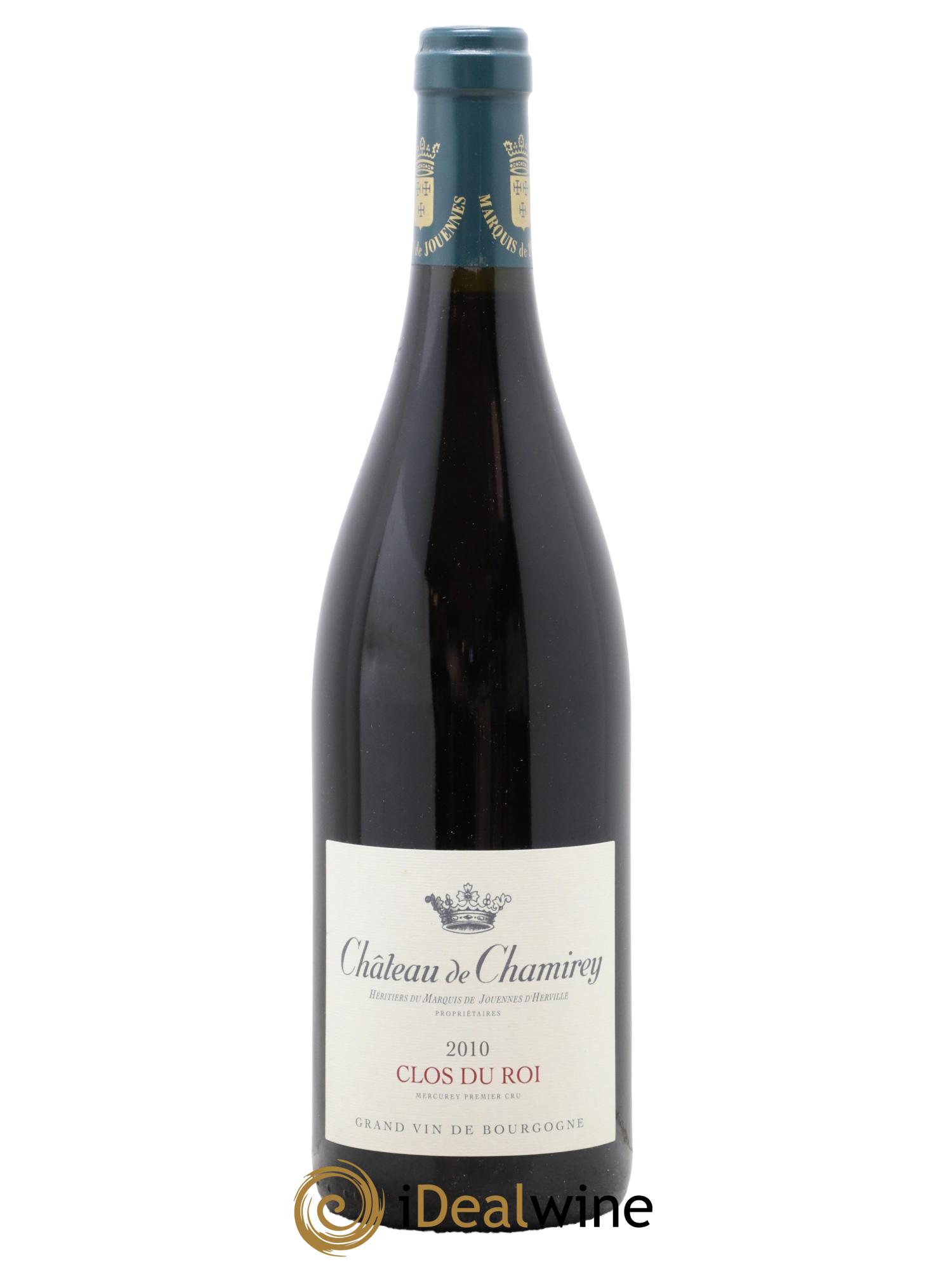 Mercurey 1er Cru Clos du Roi Château de Chamirey  2010 - Lotto di 1 bottiglia - 0