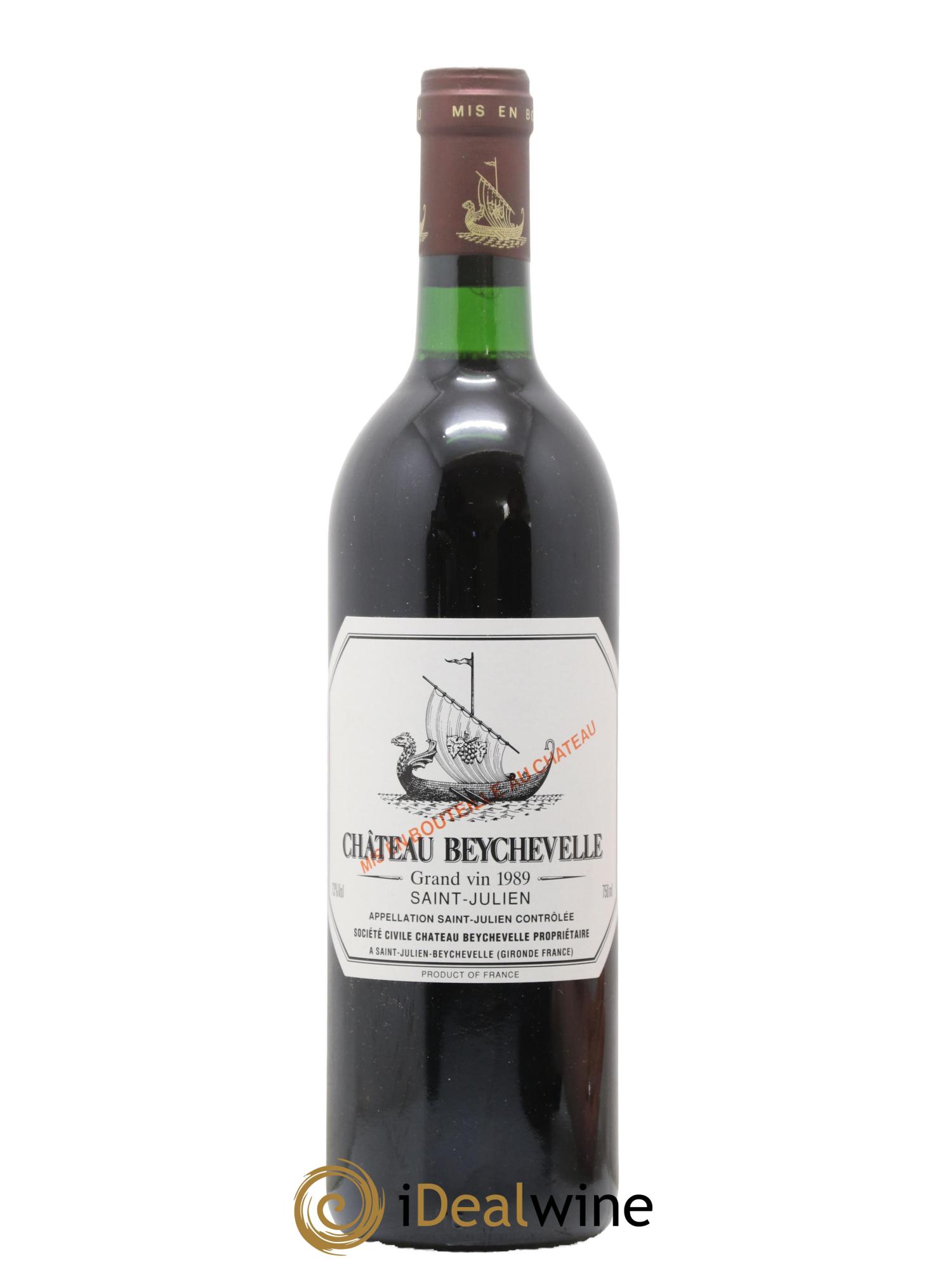 Château Beychevelle 4ème Grand Cru Classé 1989 - Lotto di 1 bottiglia - 0