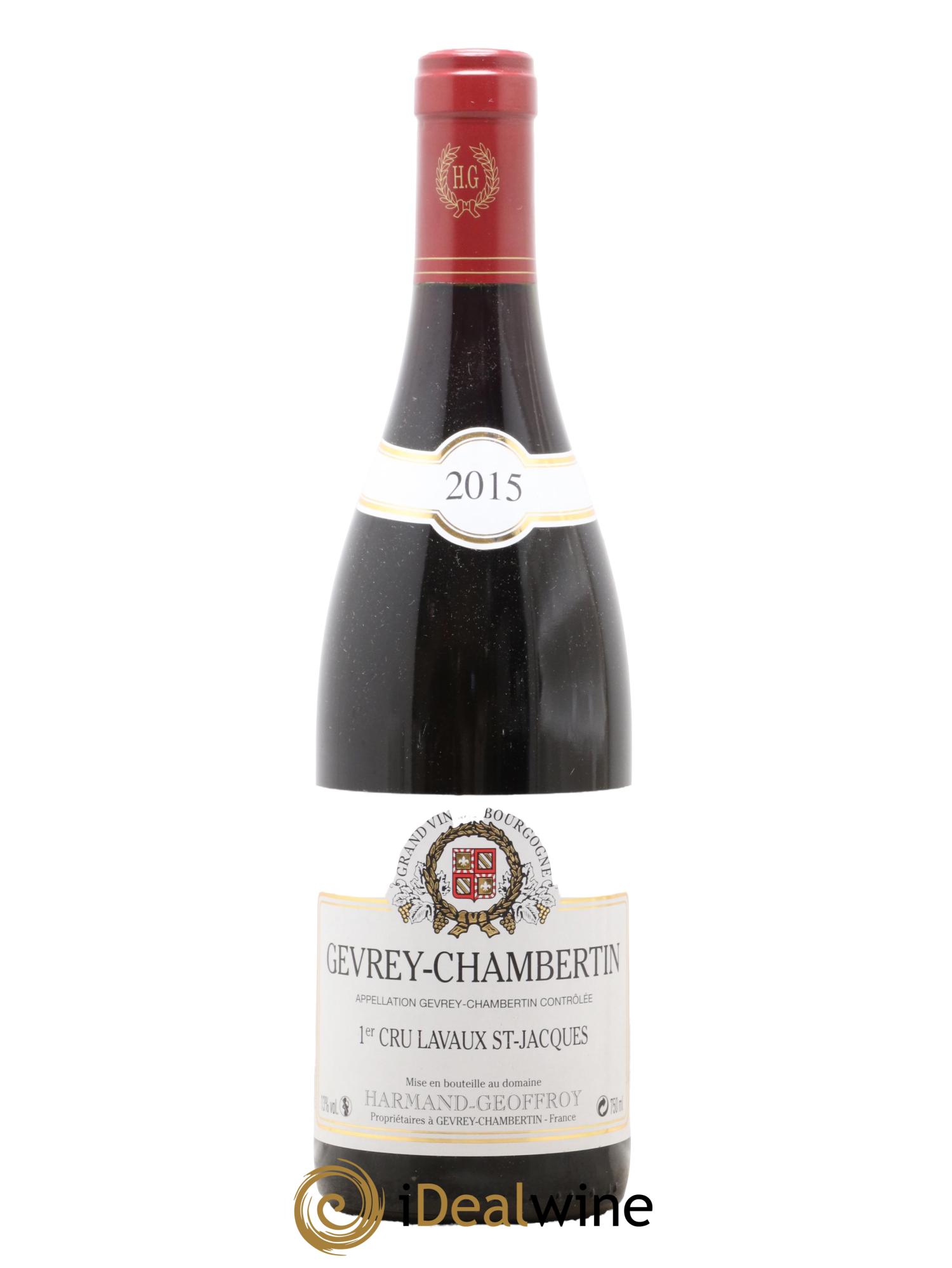 Gevrey-Chambertin 1er Cru Lavaux Saint Jacques Harmand-Geoffroy (Domaine) 2015 - Lotto di 1 bottiglia - 0