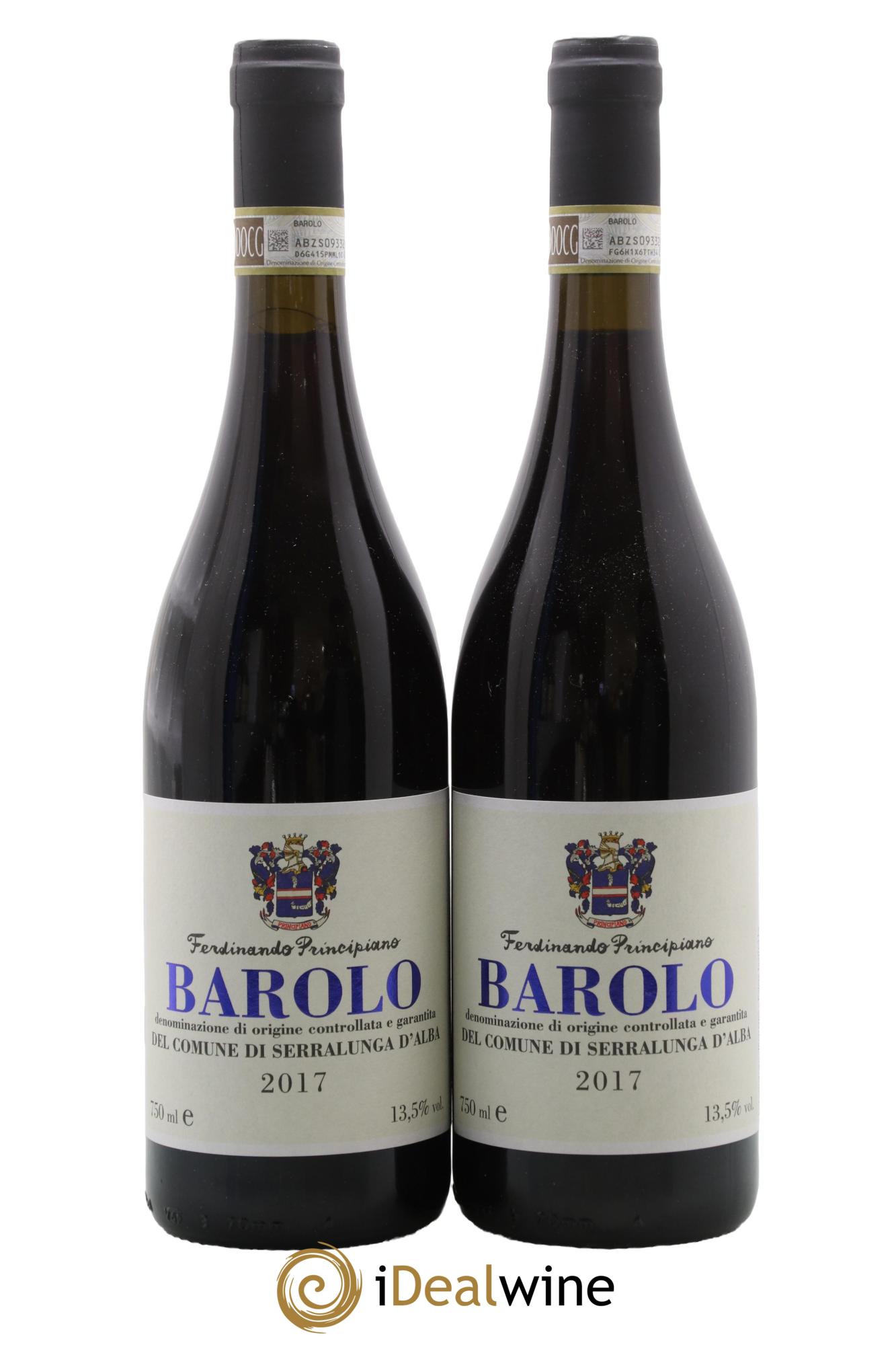 Barolo DOCG Azienda Agricola Pricipiano Ferdinando 2017 - Lotto di 2 bottiglie - 0