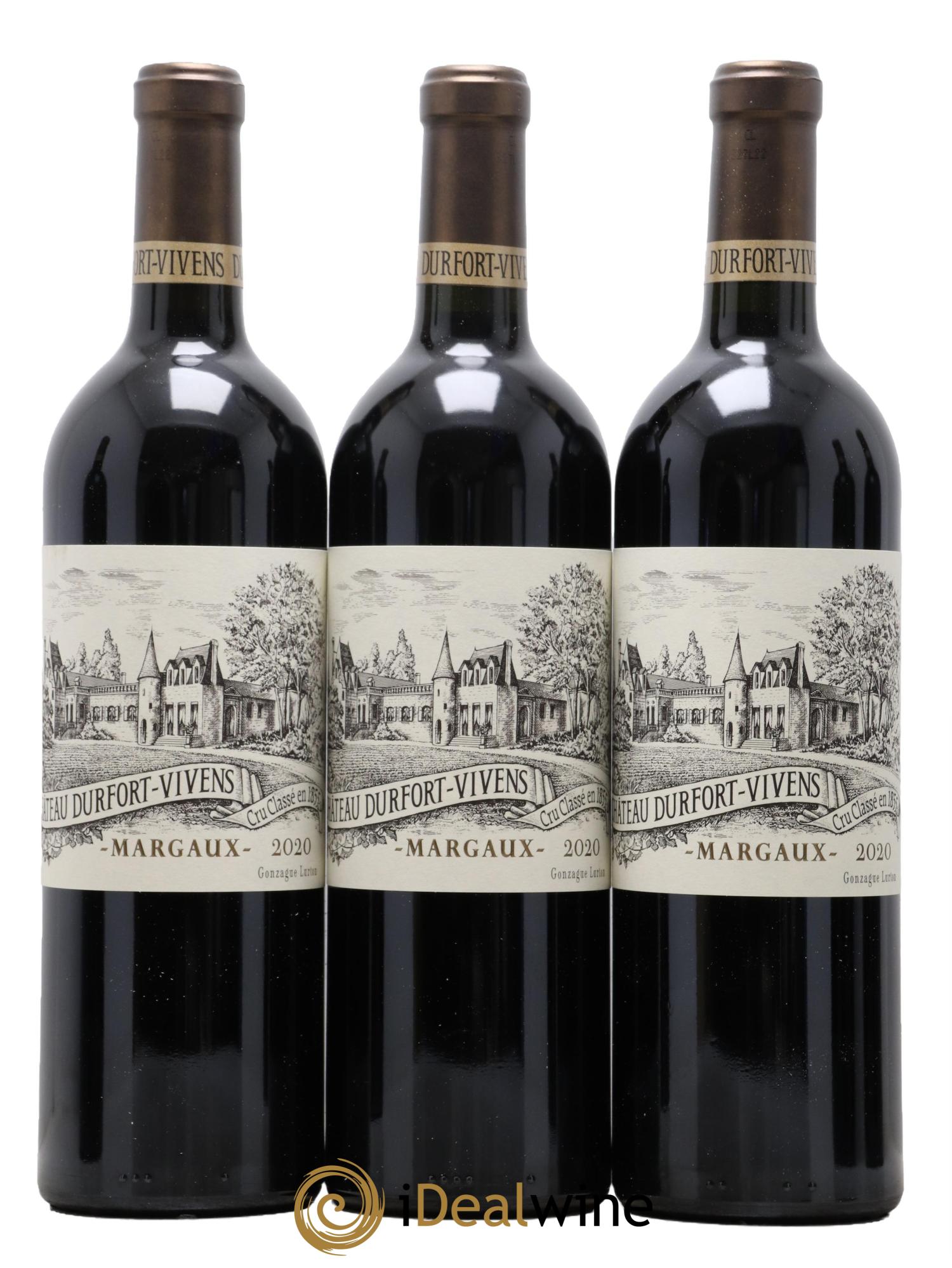 Château Durfort Vivens 2ème Grand Cru Classé 2020 - Lot de 12 bouteilles - 1