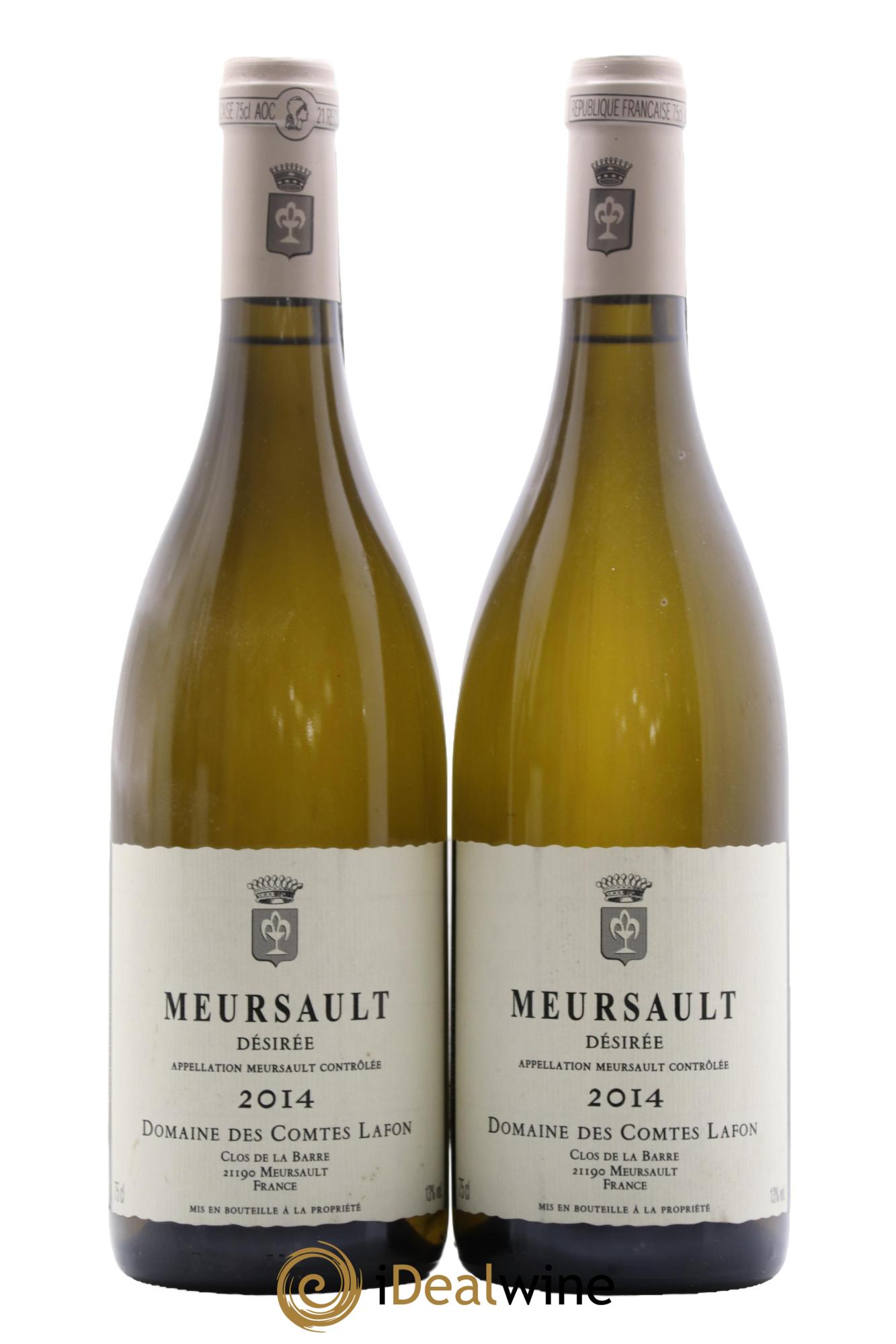 Meursault Désirée Comtes Lafon (Domaine des)  2014 - Lot de 2 bouteilles - 0