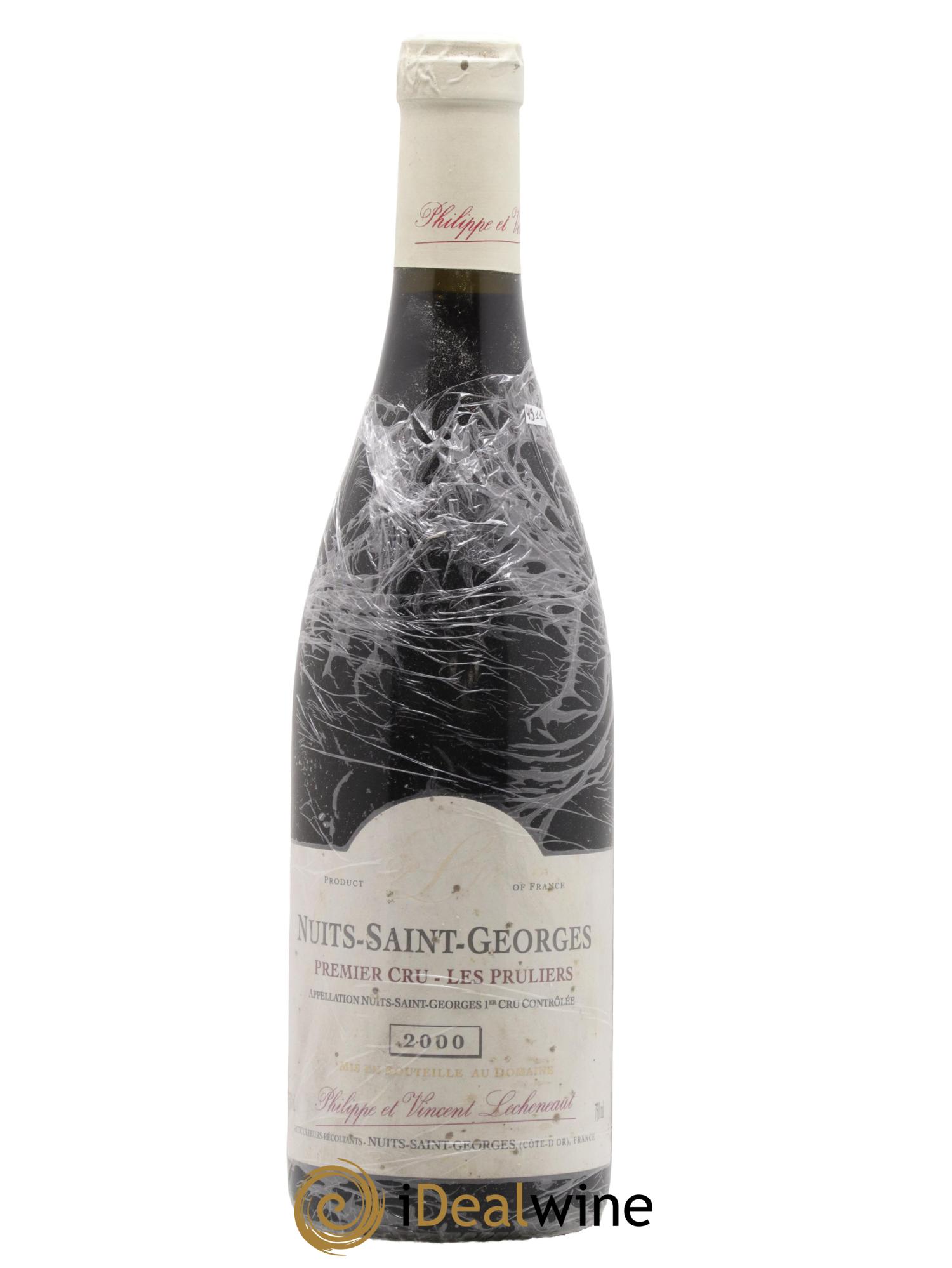 Nuits Saint-Georges 1er Cru Les Pruliers Lécheneaut (Domaine) 2000 - Lot of 1 bottle - 0