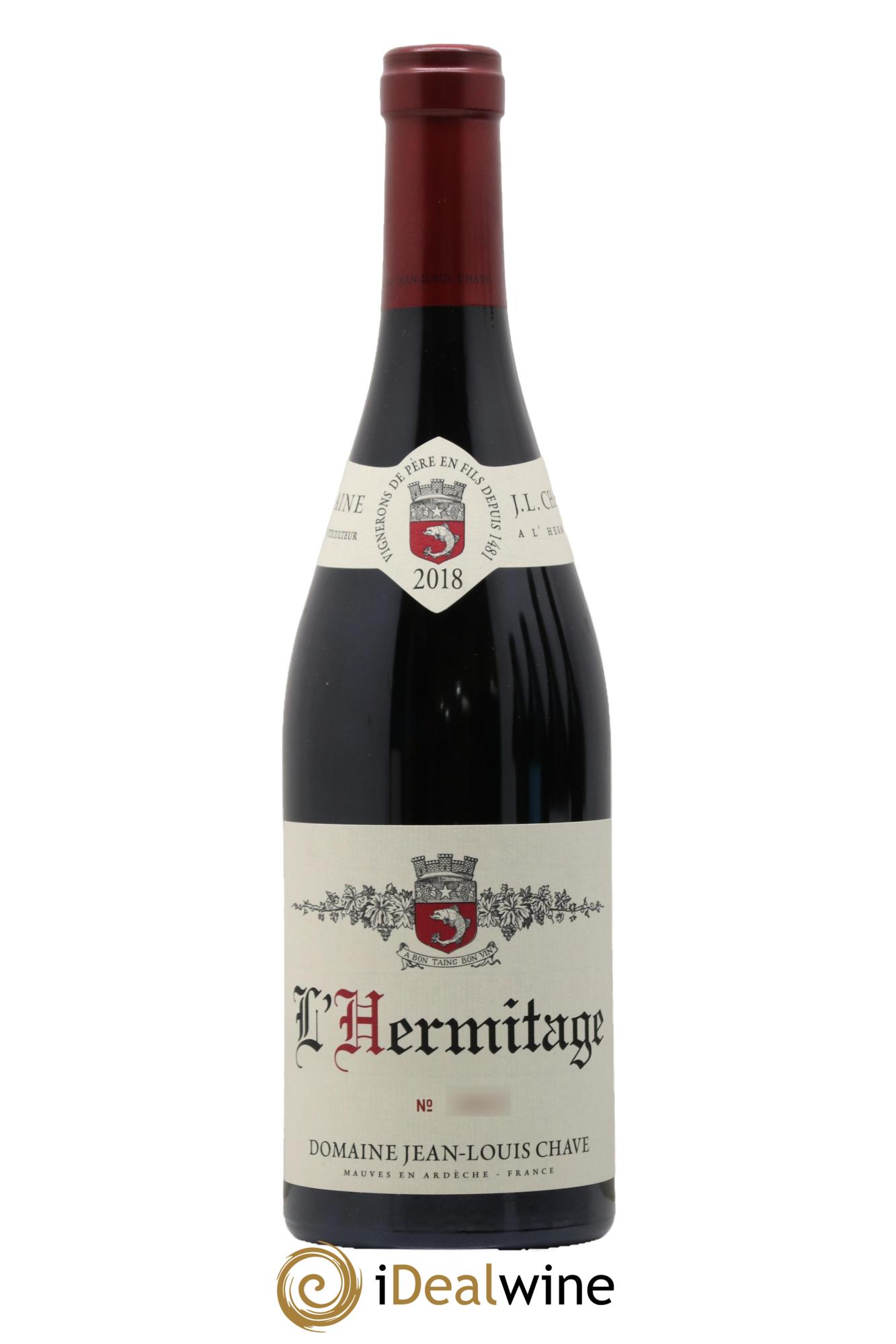 Hermitage Jean-Louis Chave 2018 - Lotto di 1 bottiglia - 0