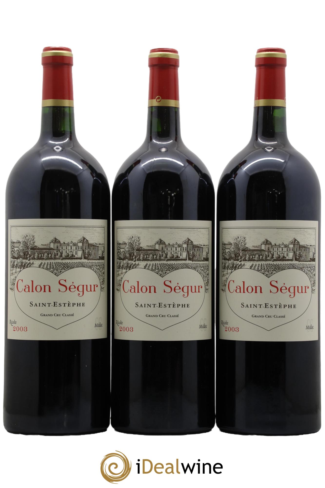 Château Calon Ségur 3ème Grand Cru Classé  2003 - Lot de 6 magnums - 2