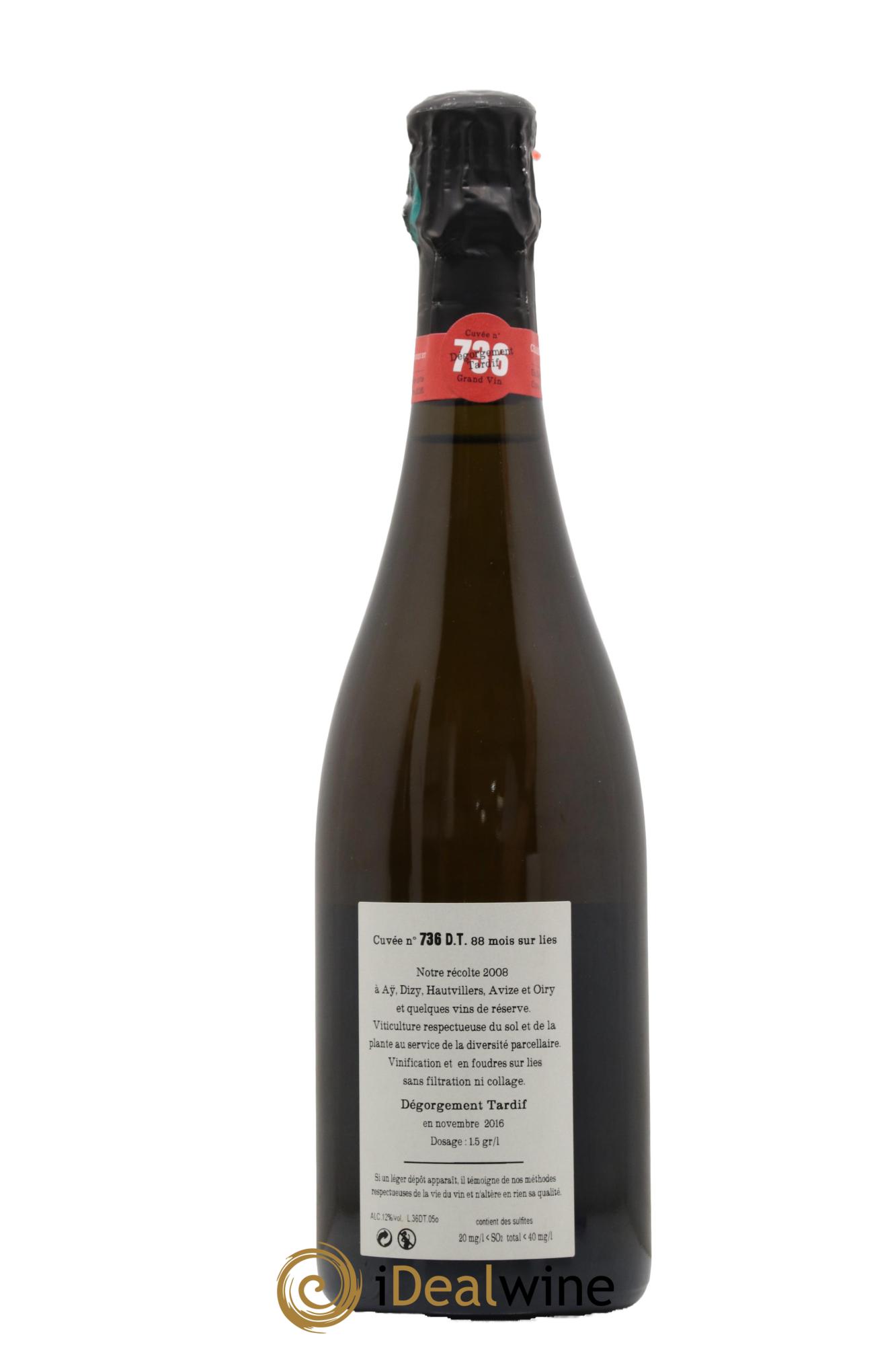 Cuvée 738 Extra Brut Jacquesson - Lot de 1 bouteille - 1