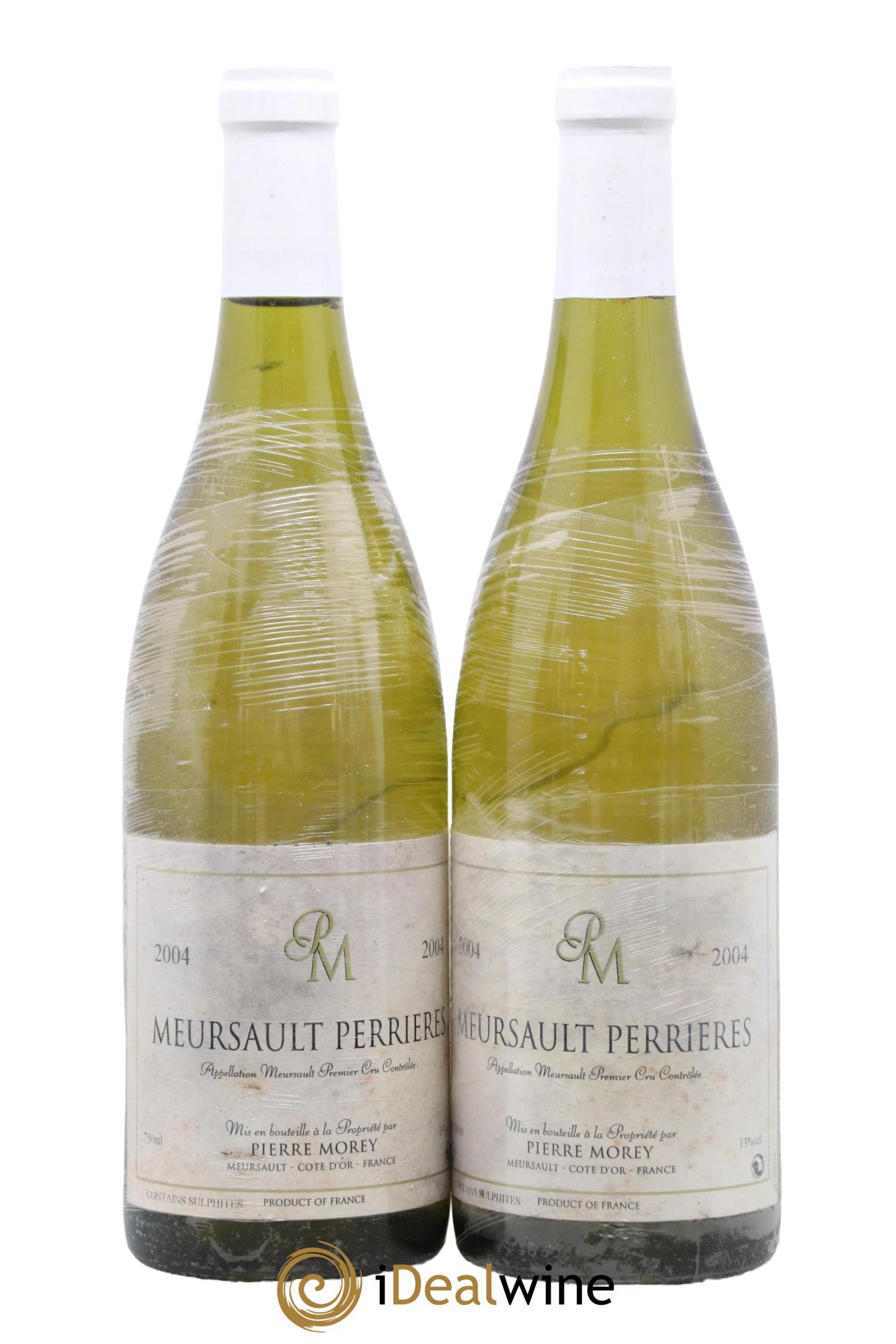 Meursault 1er Cru Perrières Pierre Morey (Domaine) 2004 - Lot de 2 bouteilles - 0