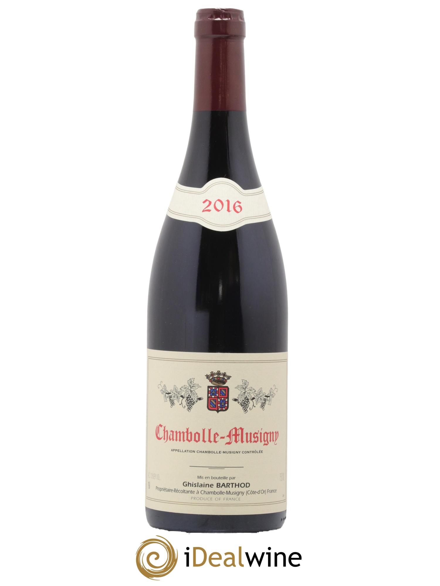 Chambolle-Musigny Ghislaine Barthod 2016 - Posten von 1 Flasche - 0