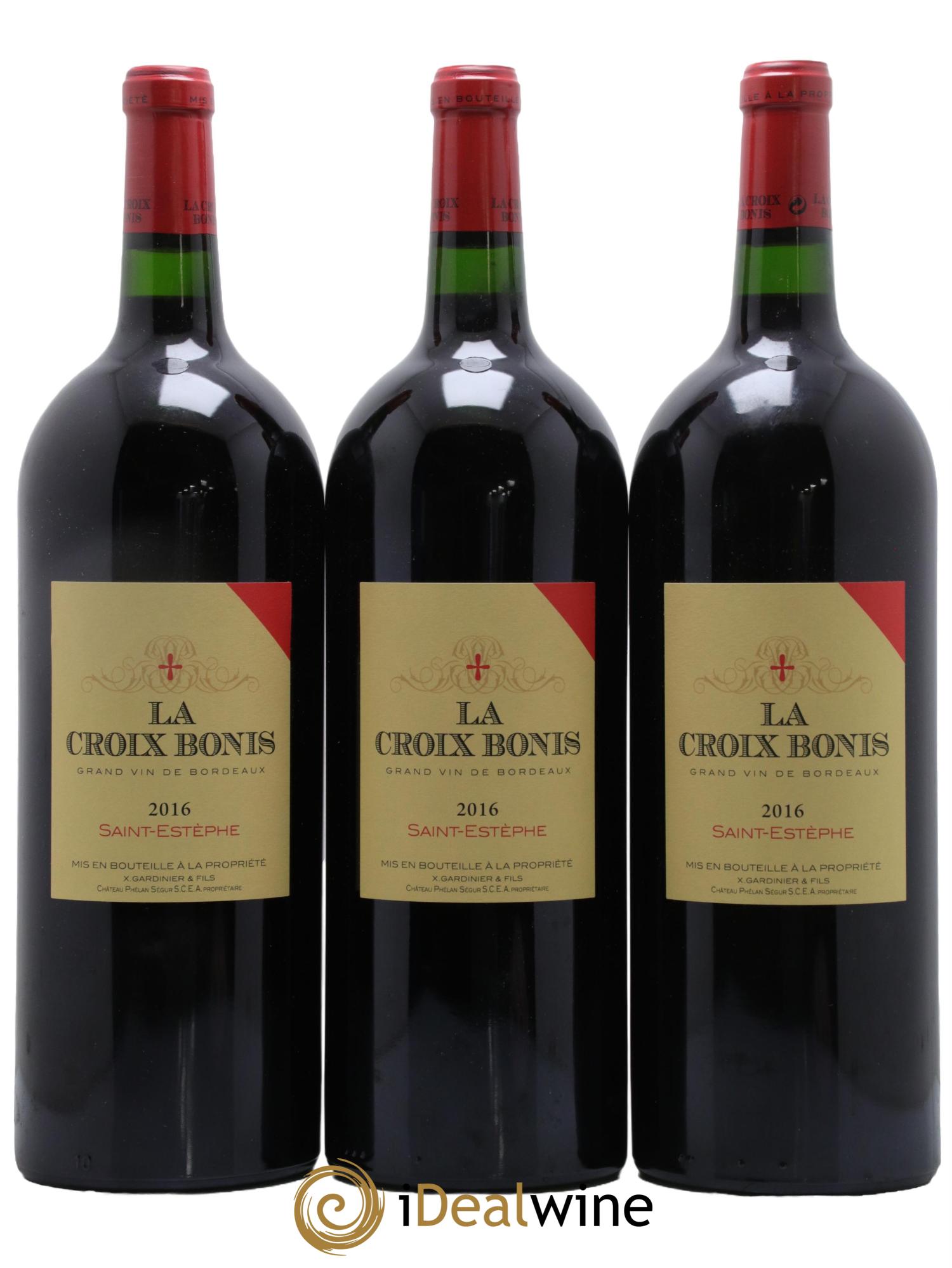 Saint-Estèphe Château La Croix Bonis 2016 - Lot of 3 magnums - 0