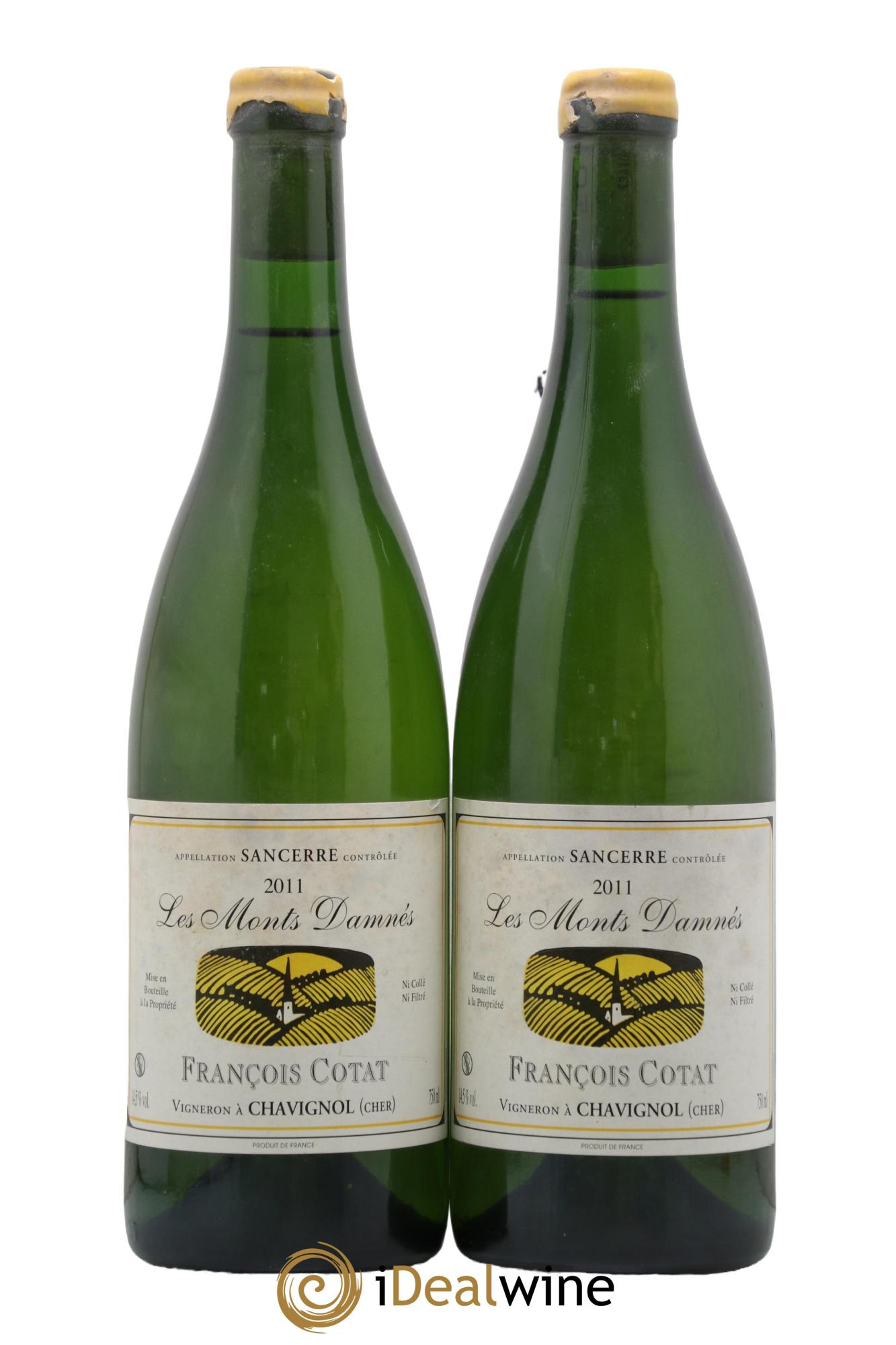 Sancerre Les Monts Damnés François Cotat 2011 - Posten von 2 Flaschen - 0