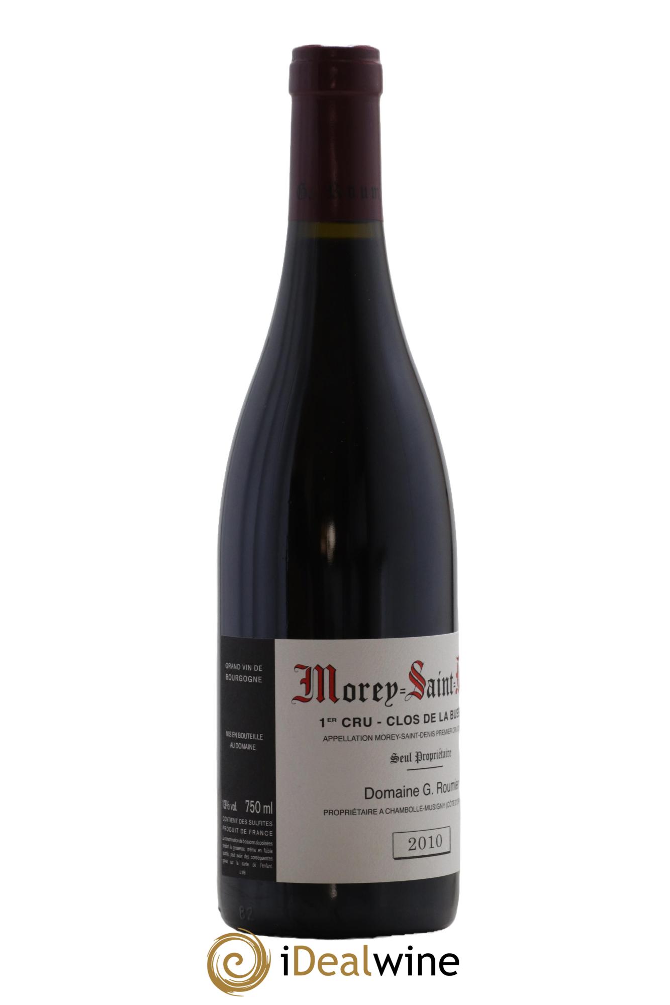 Morey Saint-Denis 1er Cru Clos de la Bussière Georges Roumier (Domaine) 2010 - Lotto di 1 bottiglia - 1