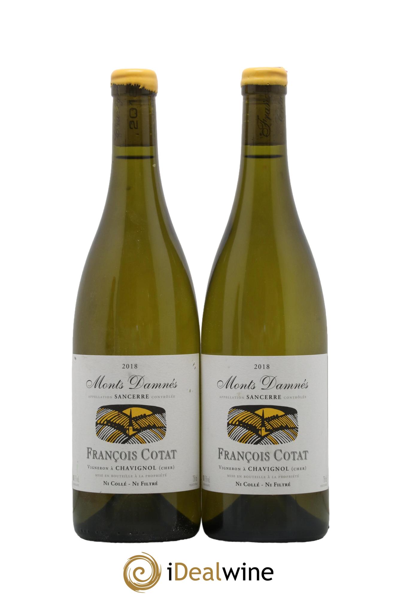 Sancerre Les Monts Damnés François Cotat 2018 - Lotto di 2 bottiglie - 0