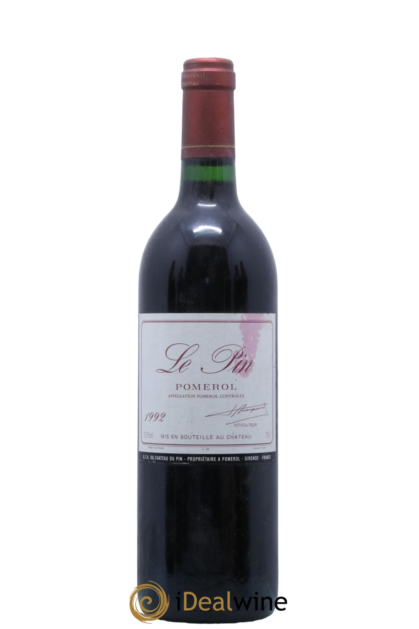 Château Le Pin 1992 - Lot de 1 bouteille - 0