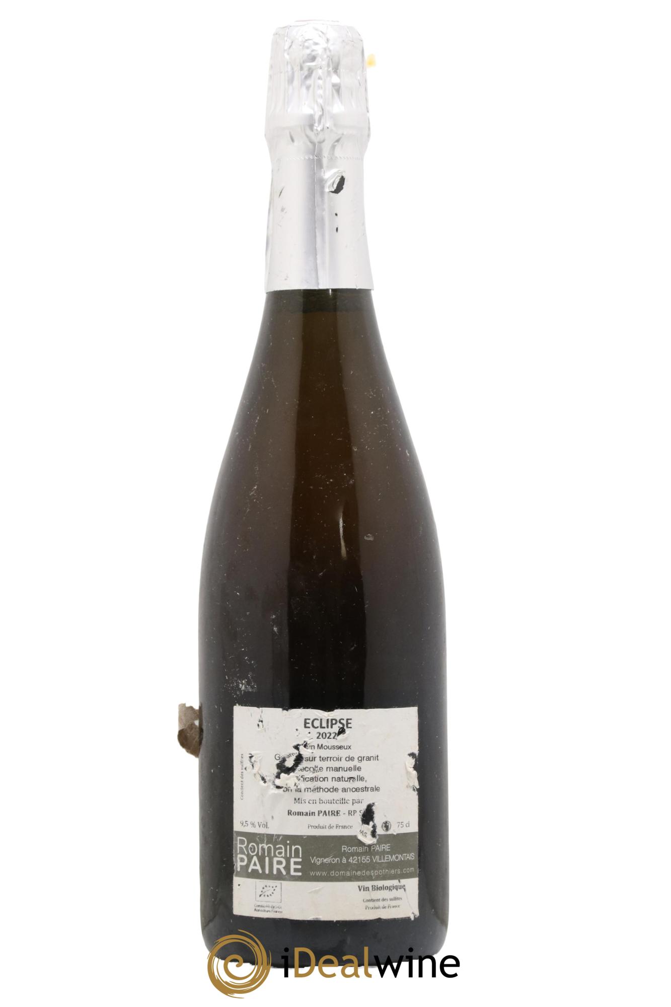 Vin de France Eclipse Méthode Ancestrale Domaine des Pothiers 2022 - Posten von 1 Flasche - 1