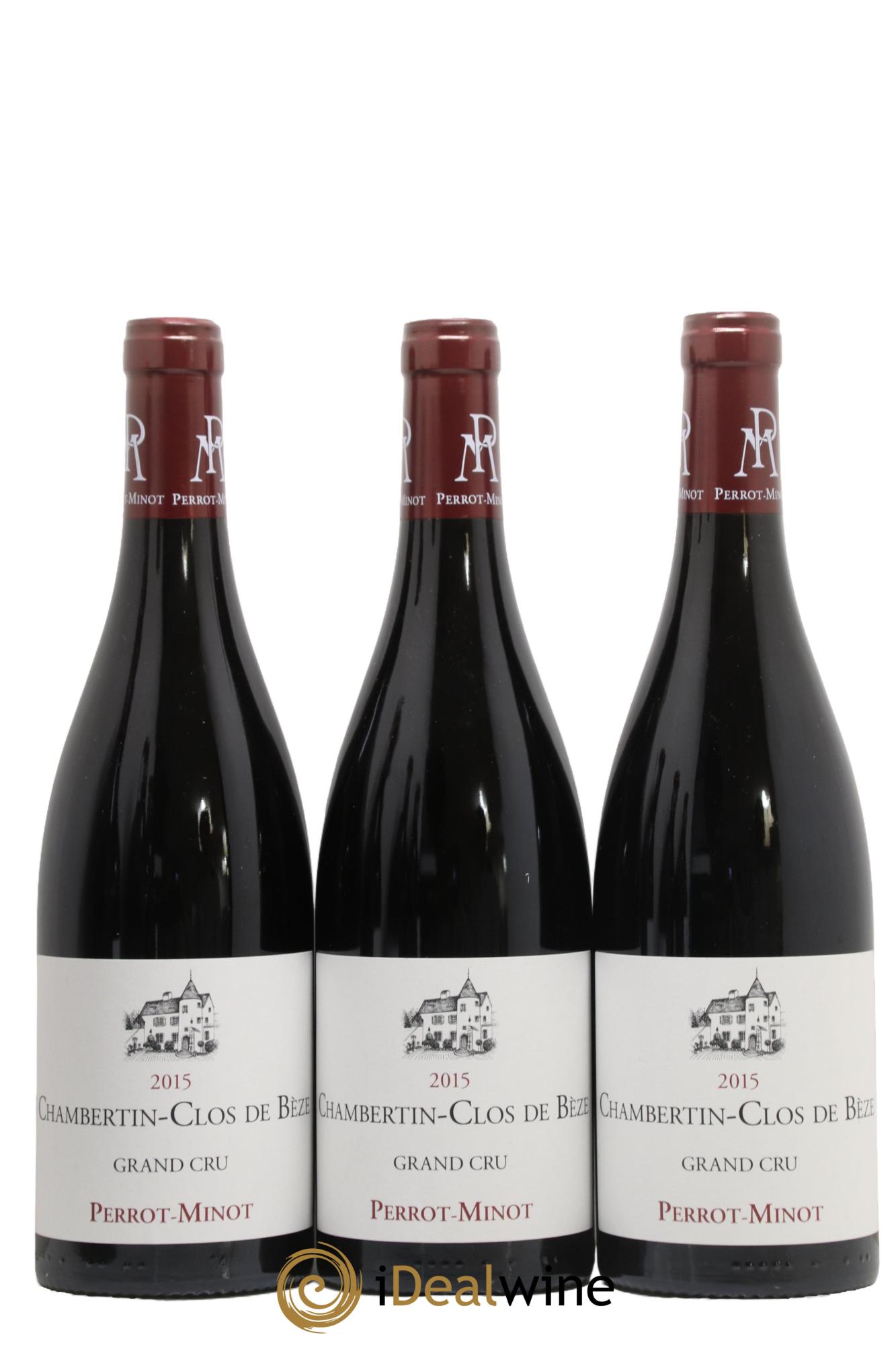 Chambertin Clos de Bèze Grand Cru Vieilles vignes Perrot-Minot 2015 - Lotto di 6 bottiglie - 1