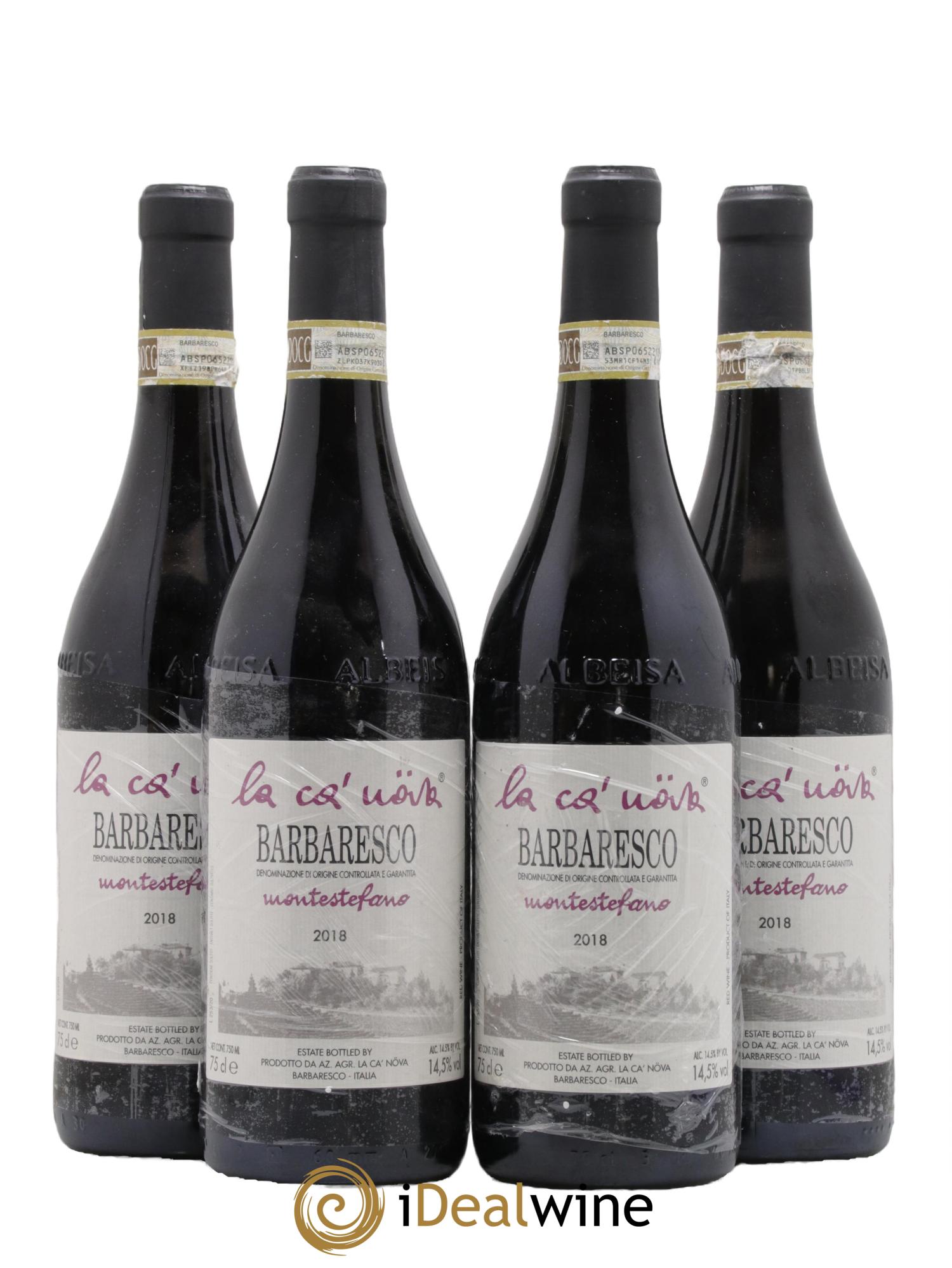 Barbaresco DOCG Montestefano La Ca Nova 2018 - Lot of 4 bottles - 0