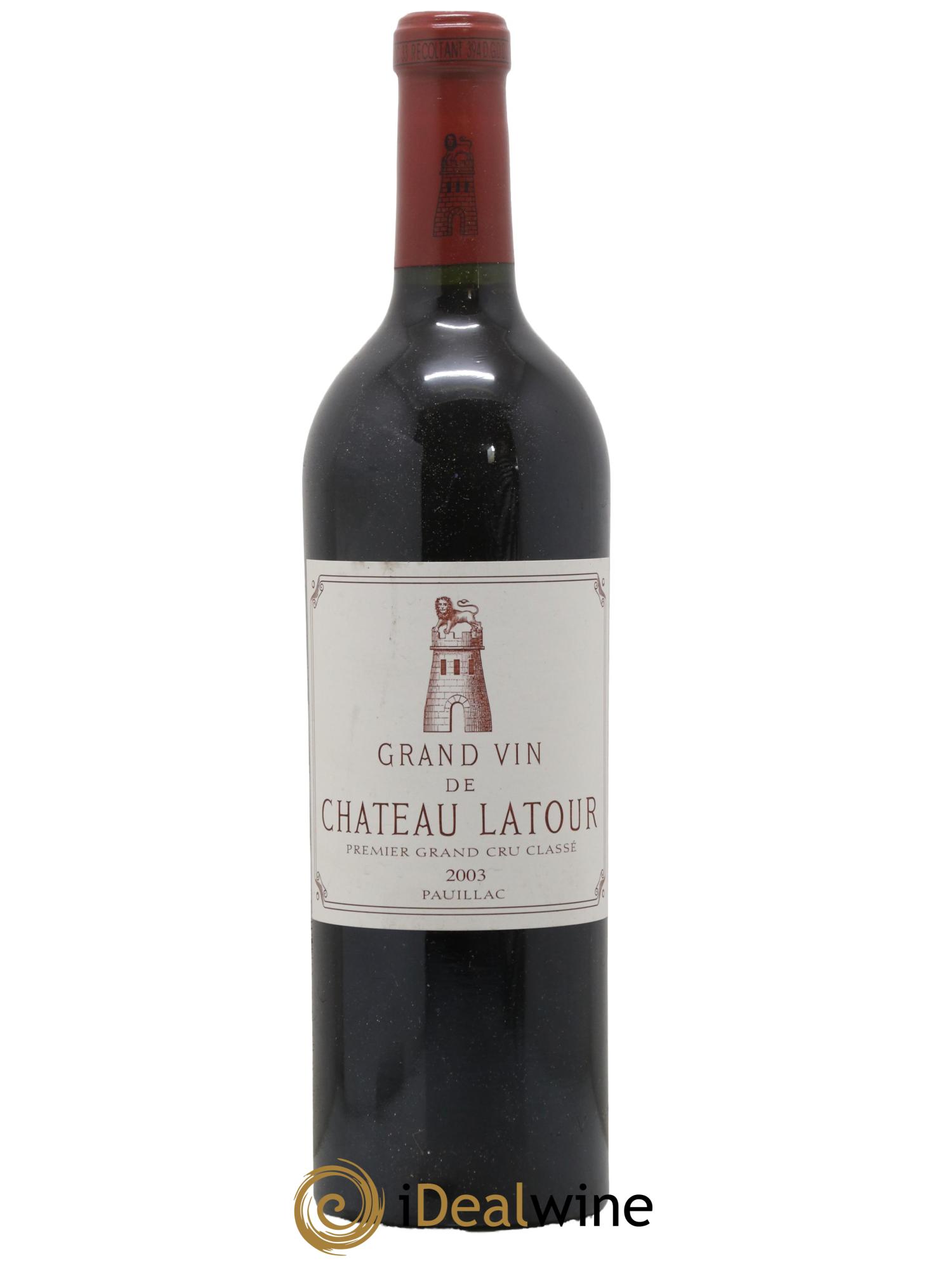 Château Latour 1er Grand Cru Classé 2003 - Lotto di 1 bottiglia - 0