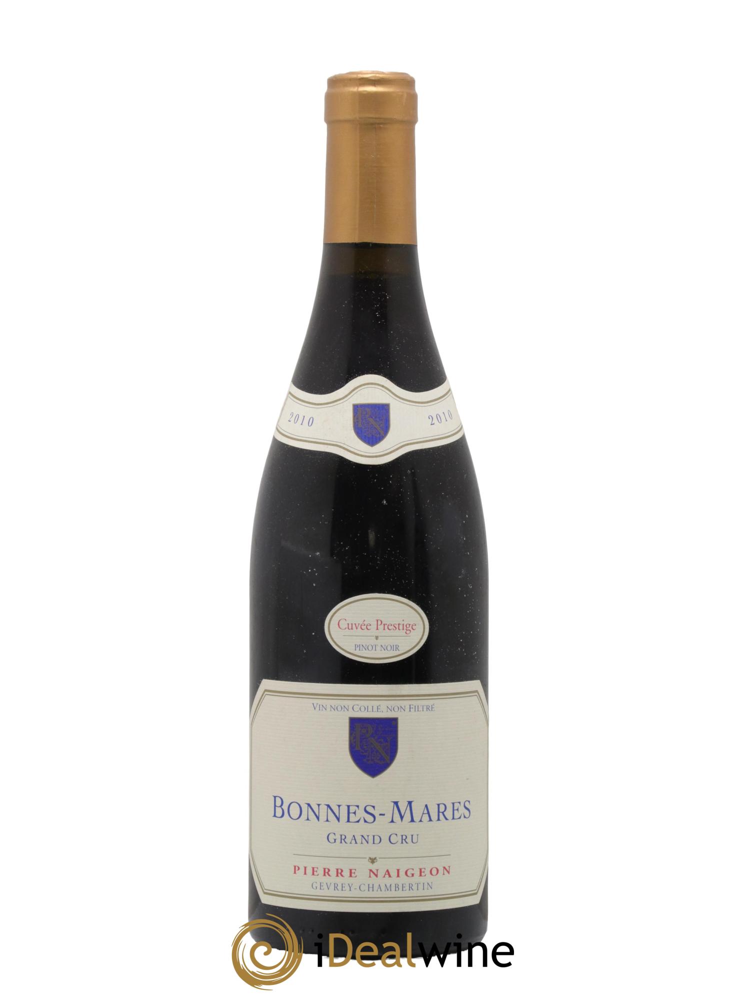 Bonnes-Mares Grand Cru Cuvée Prestige Pierre Naigeon (Domaine) 2010 - Posten von 1 Flasche - 0