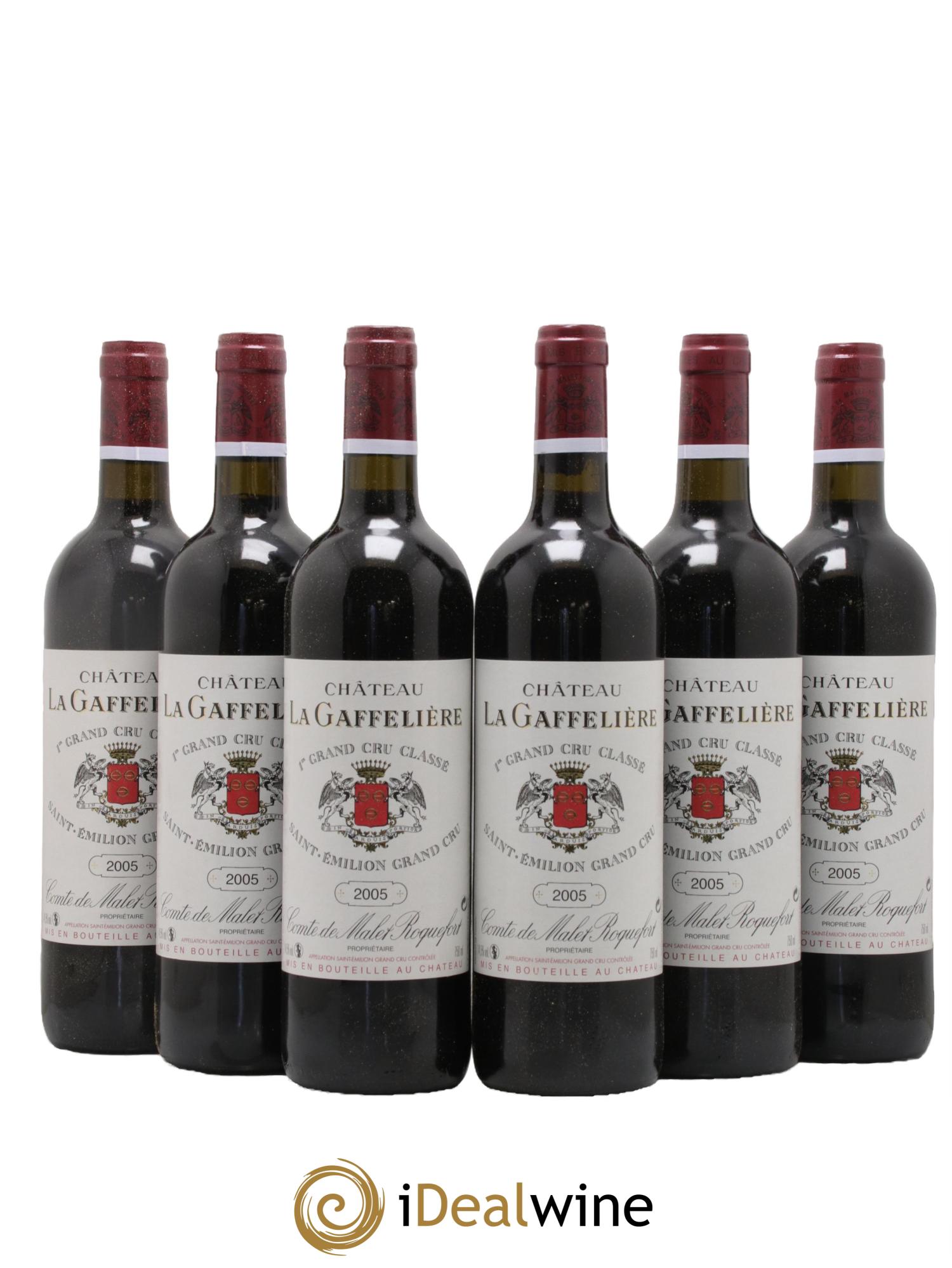 Château la Gaffelière 1er Grand Cru Classé B 2005 - Posten von 6 Flaschen - 0