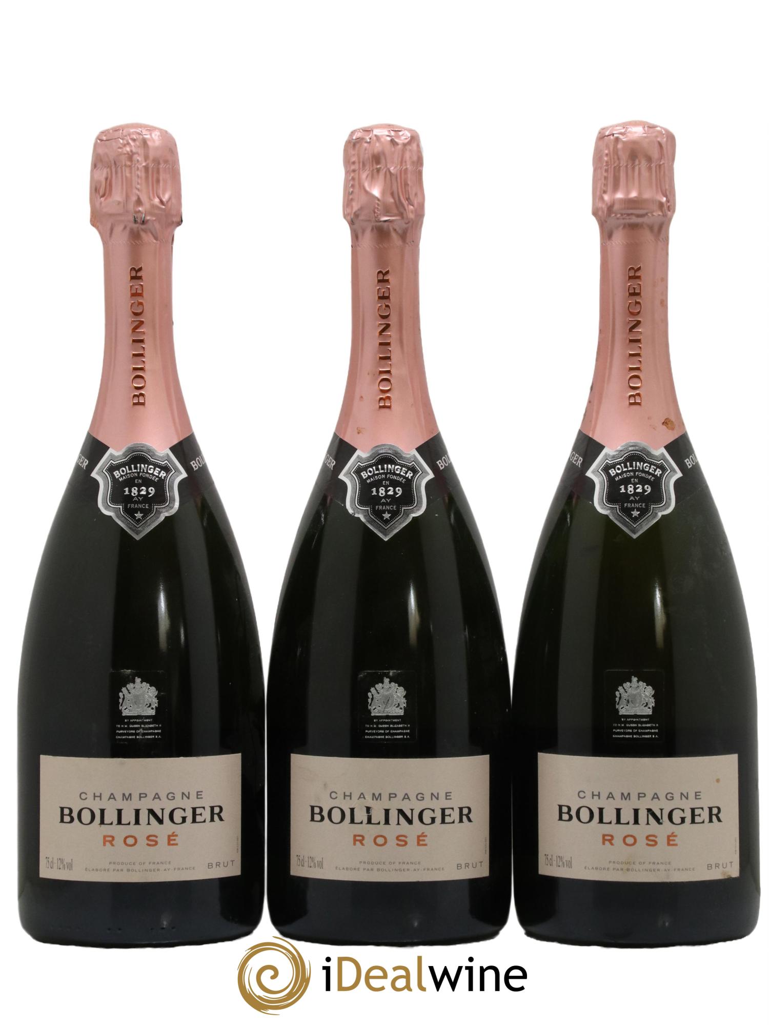 Champagne Bollinger Rosé Brut (Rosé effervescent)