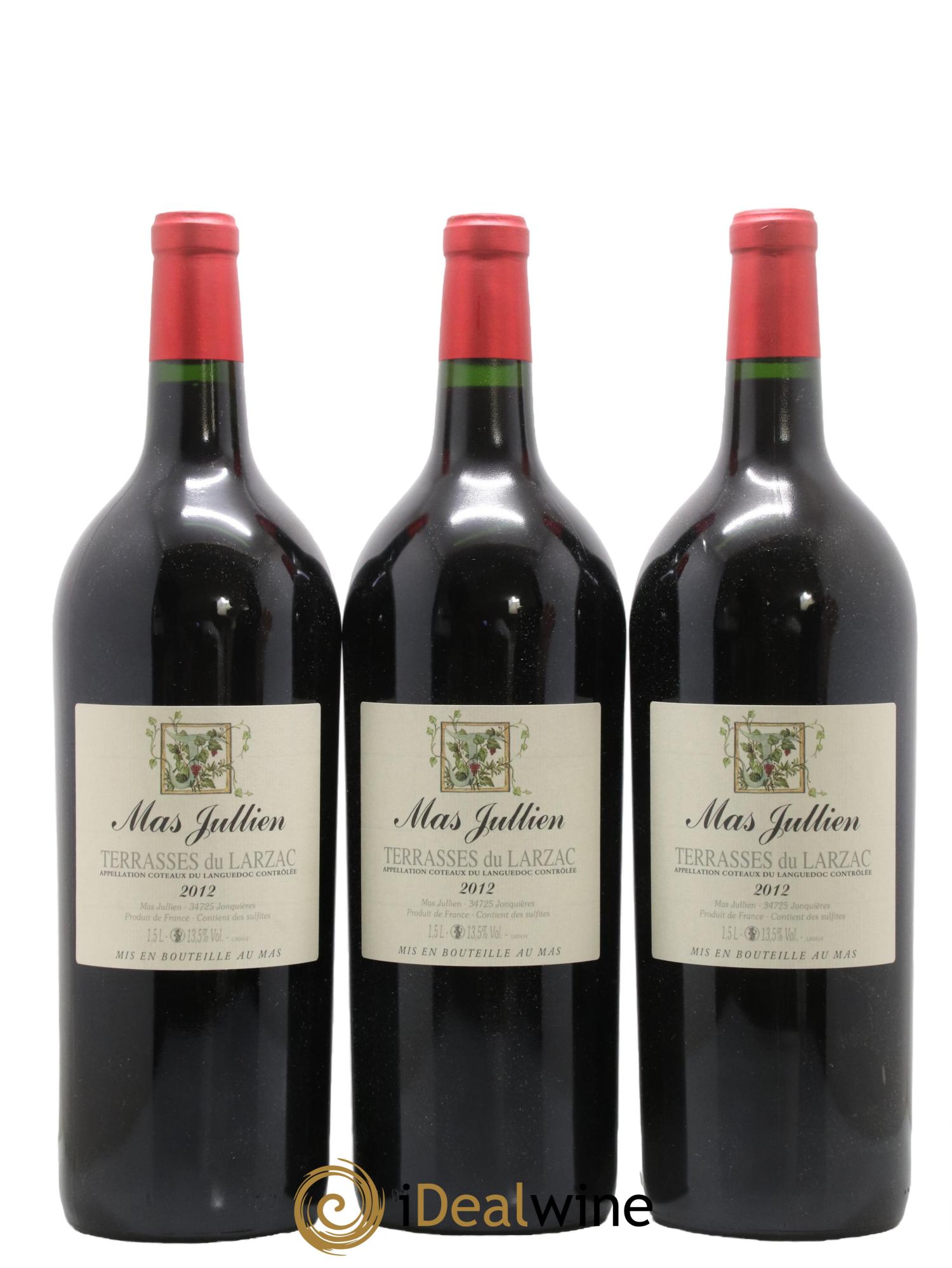 Coteaux du Languedoc - Terrasses du Larzac Mas Jullien Olivier Jullien 2012 - Lot de 3 magnums - 0