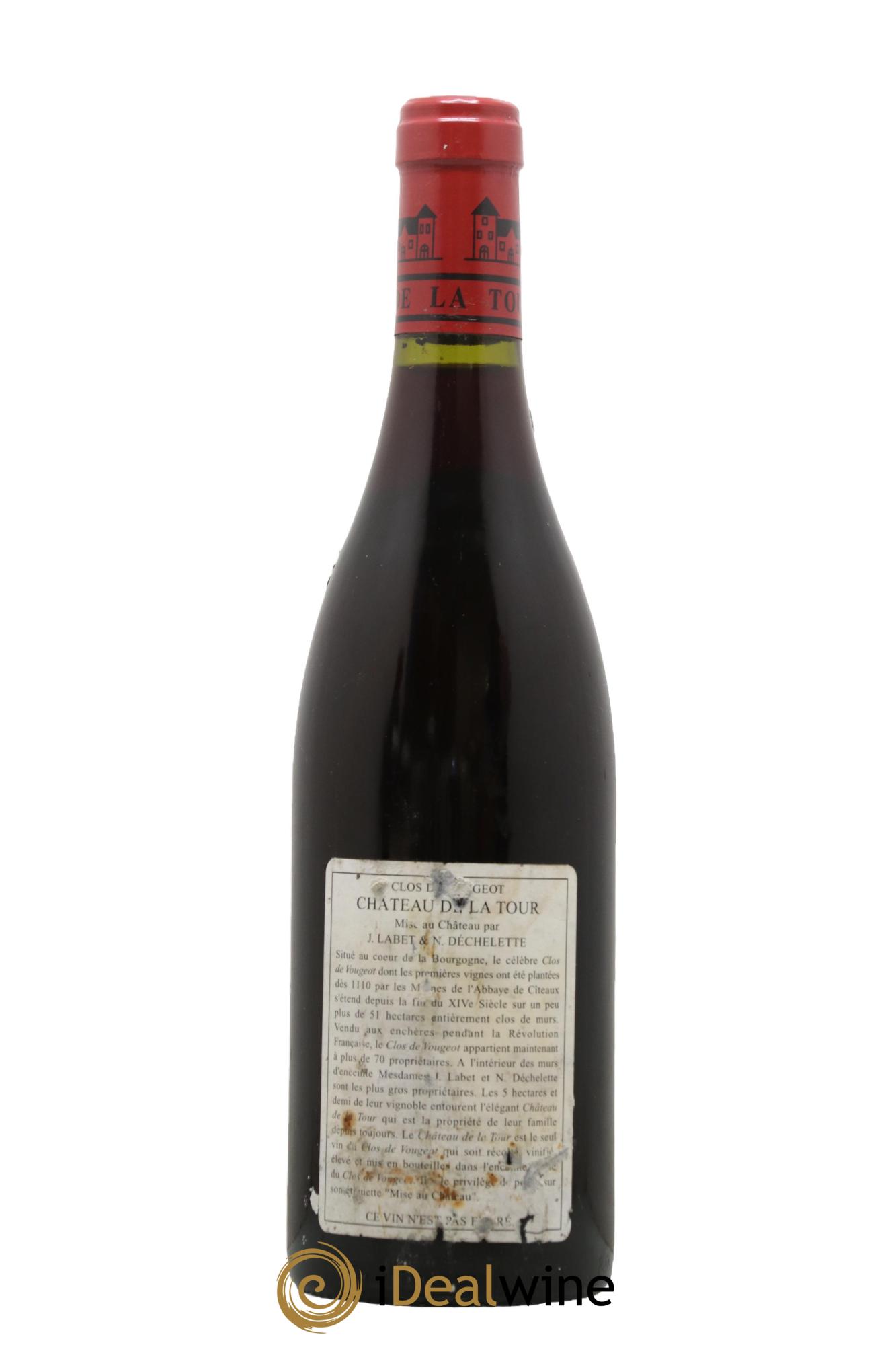 Clos de Vougeot Grand Cru Château de La Tour 1995 - Lotto di 1 bottiglia - 1