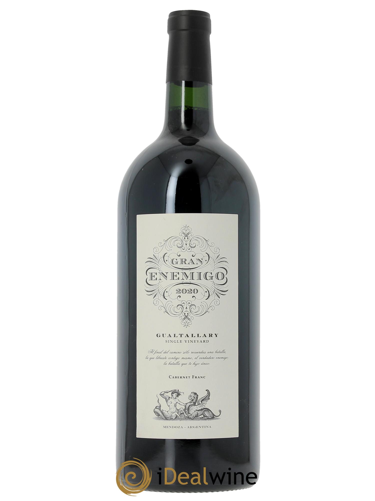 Mendoza Gran Enemigo Gualtallary Single Vineyard El Enemigo (CBO a partir de 1 dmg) 2020 - Lot de 1 double magnum - 1