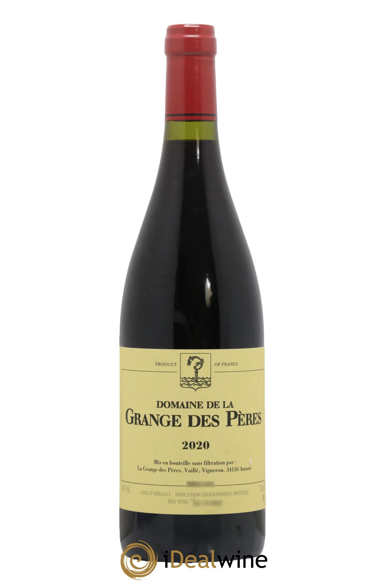 IGP Pays d'Hérault Grange des Pères Laurent Vaillé 2020 - Lot de 1 bouteille - 0