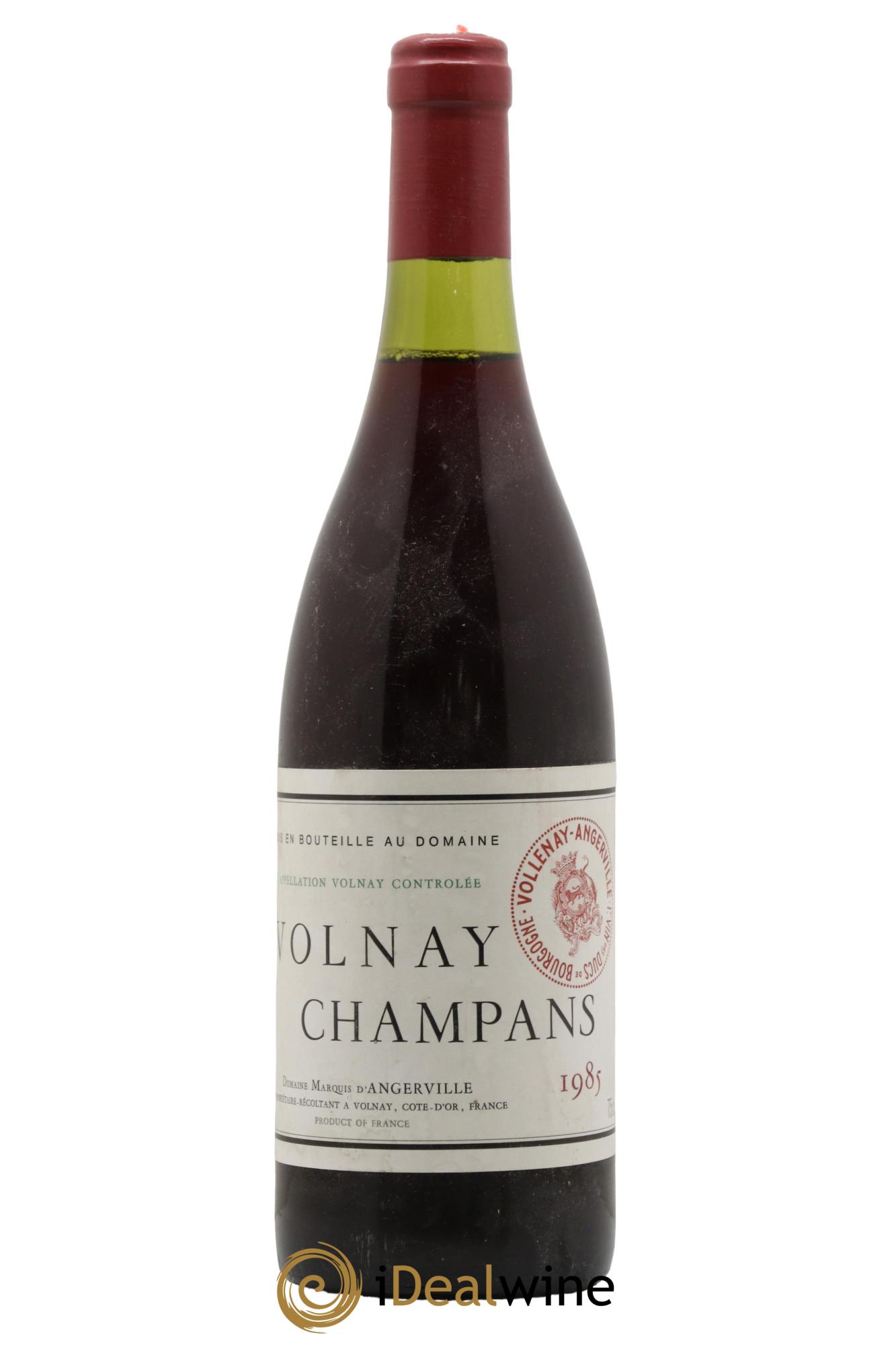 Volnay 1er Cru Champans Marquis d'Angerville (Domaine) 1985 - Lotto di 1 bottiglia - 0