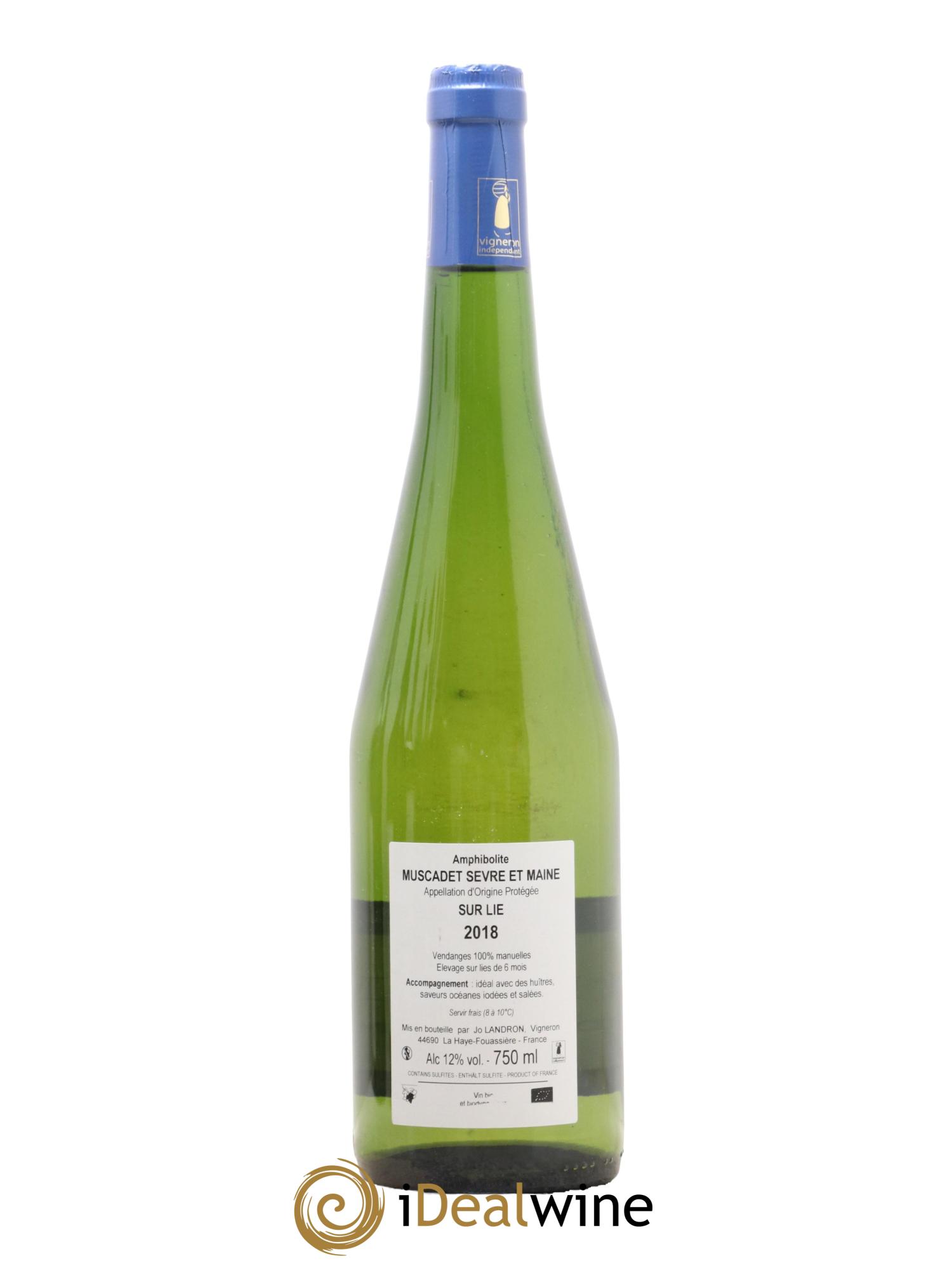 Muscadet-Sèvre-et-Maine Amphibolite Jo Landron 2018 - Lot of 1 bottle - 1