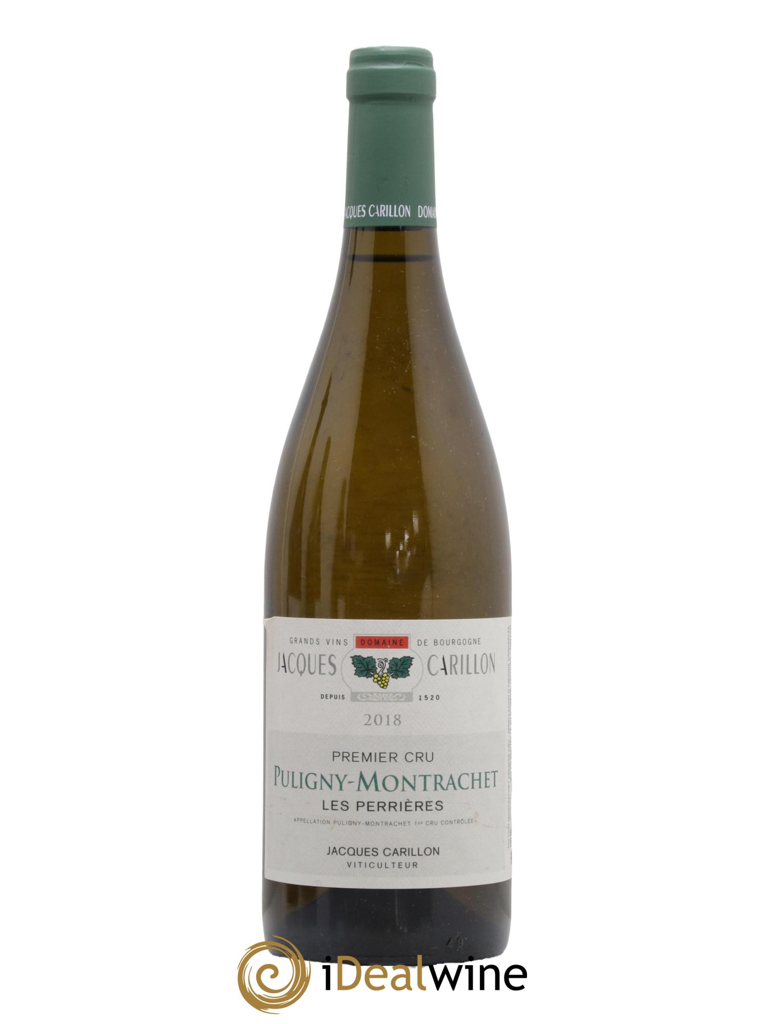 Puligny-Montrachet 1er Cru Les Perrières Jacques Carillon (Domaine)  2018 - Posten von 1 Flasche - 0