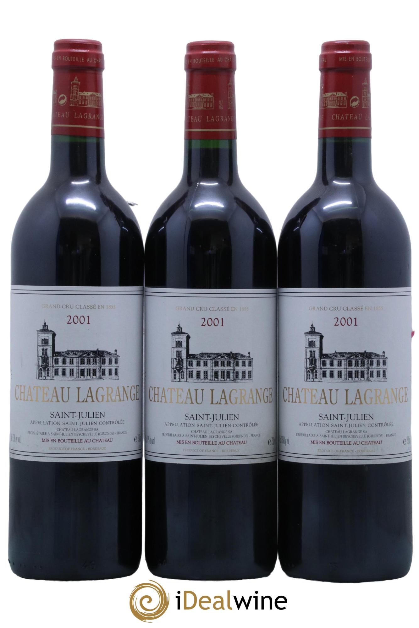 Château Lagrange 3ème Grand Cru Classé  2001 - Lot de 6 bouteilles - 2