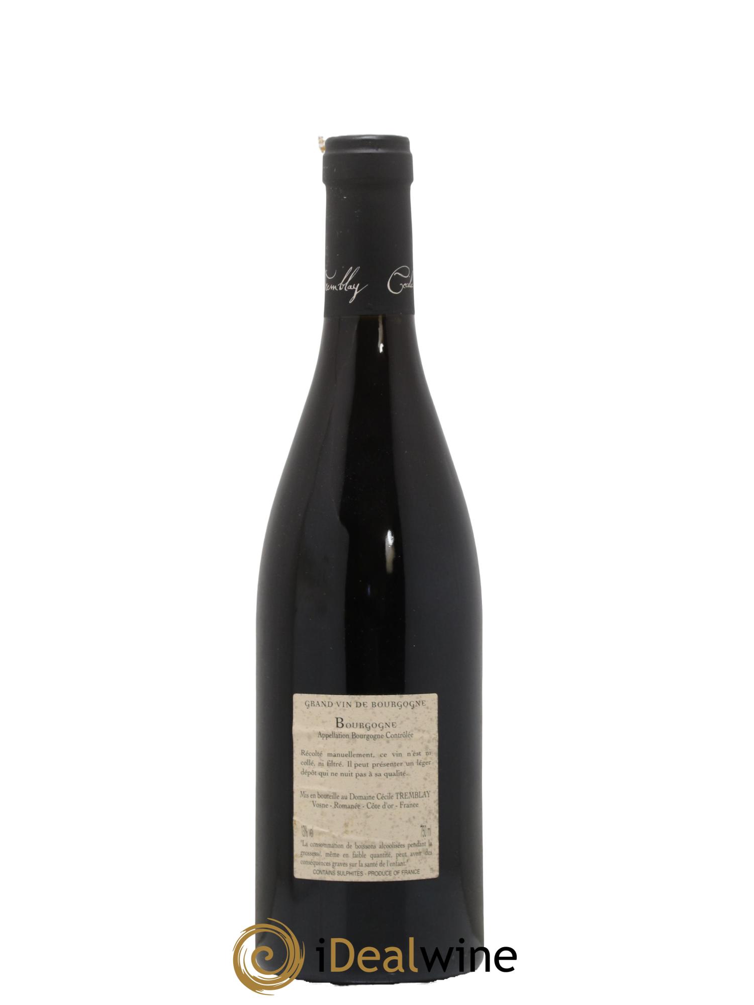 Bourgogne La Croix Blanche Cécile Tremblay 2015 - Lotto di 1 bottiglia - 1