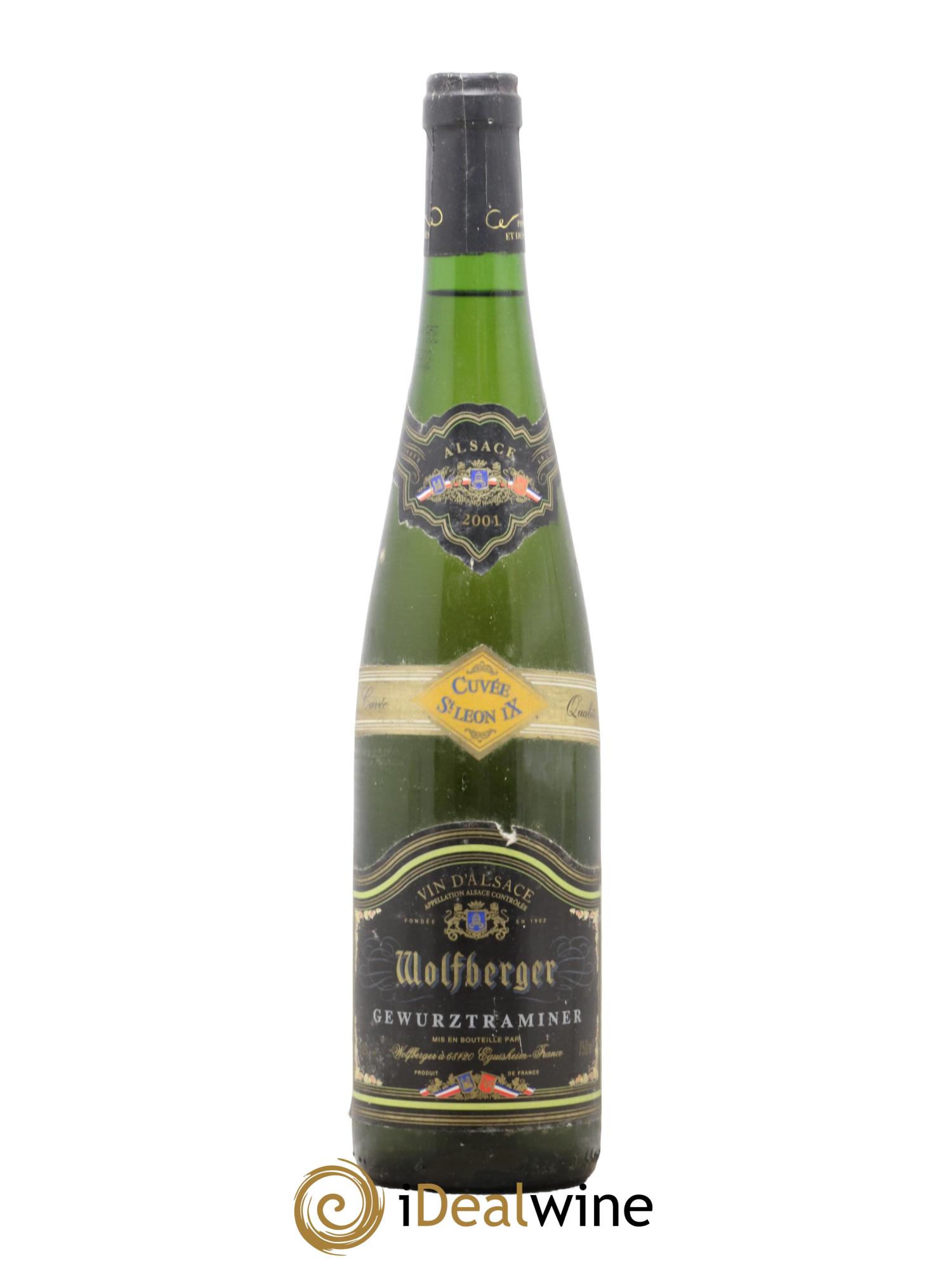 Alsace Gewurztraminer Cuvée Saint Leon IX Domaine Wolfberger 2001 - Lot de 1 bouteille - 0