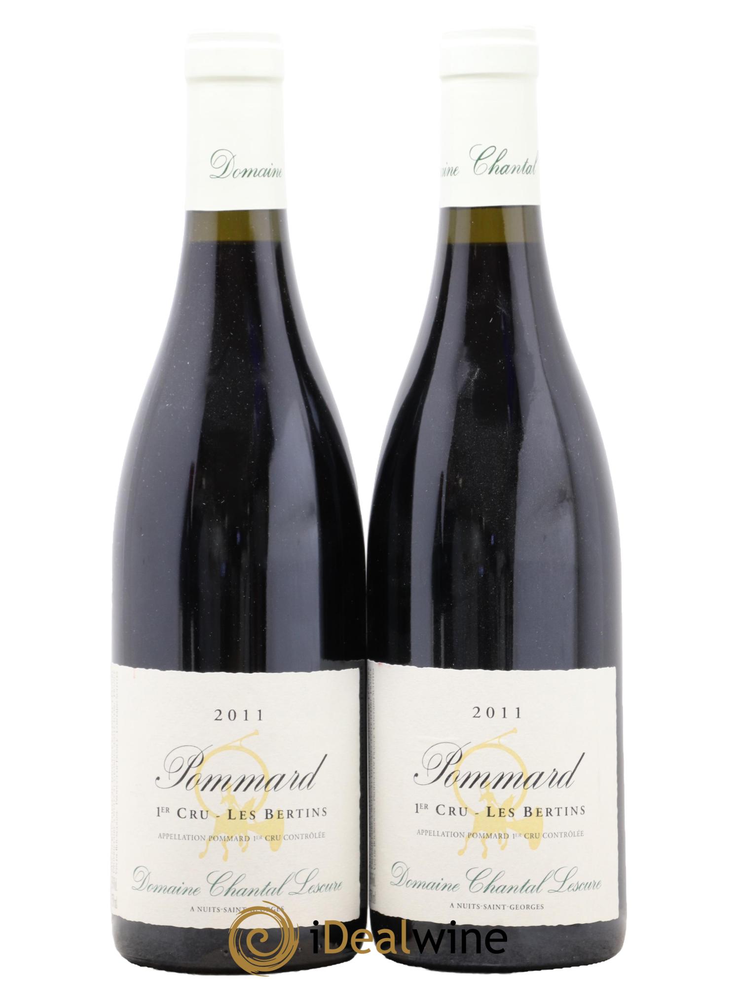 Pommard 1er Cru Les Bertins Chantal Lescure 2011 - Lot of 2 bottles - 0