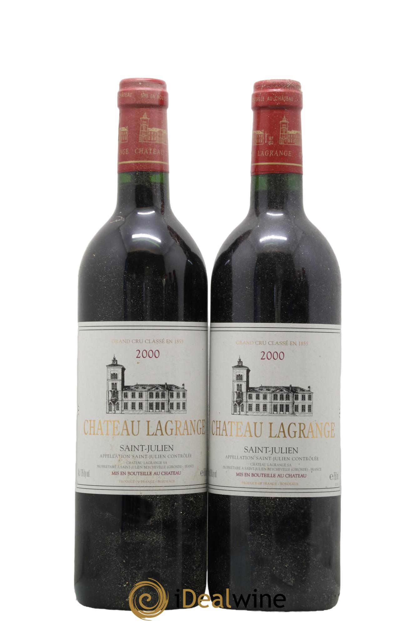 Château Lagrange 3ème Grand Cru Classé 2000 - Lot of 2 bottles - 0