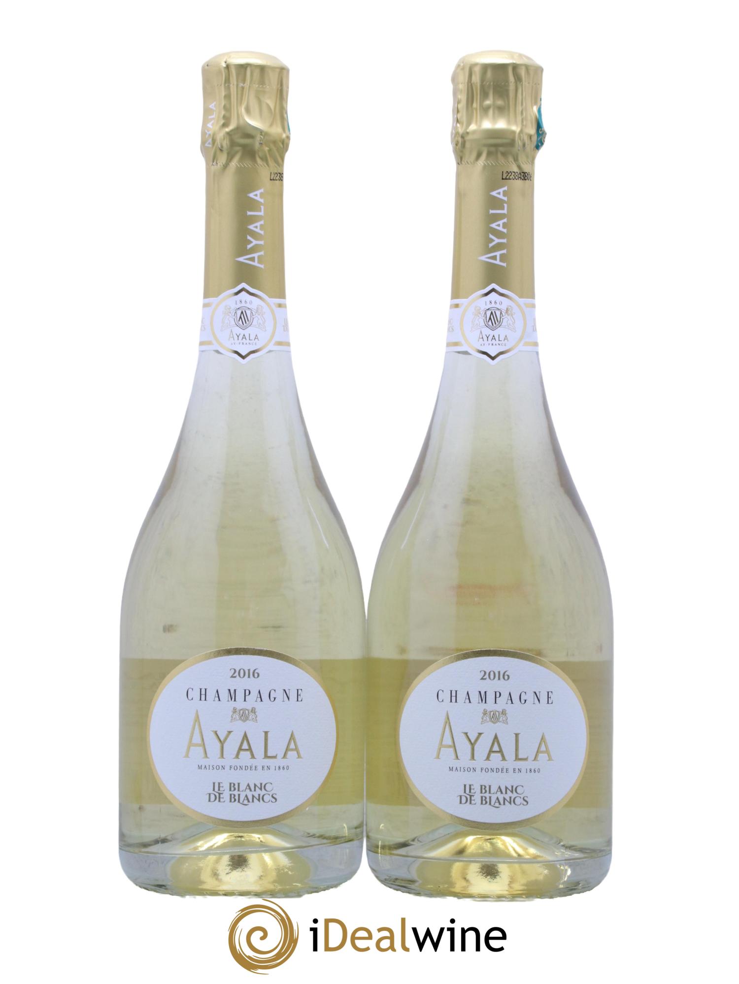 Blanc de Blancs Extra-Brut Ayala  2016 - Lotto di 2 bottiglie - 0