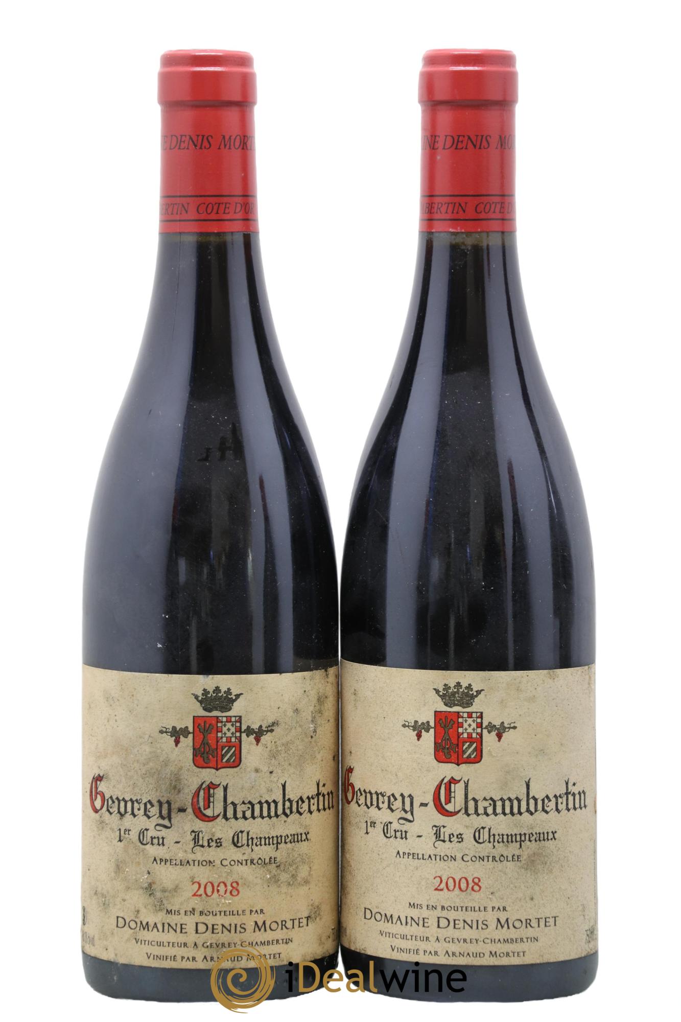 Gevrey-Chambertin 1er Cru Les Champeaux Denis Mortet (Domaine) 2008 - Lot de 2 bouteilles - 0